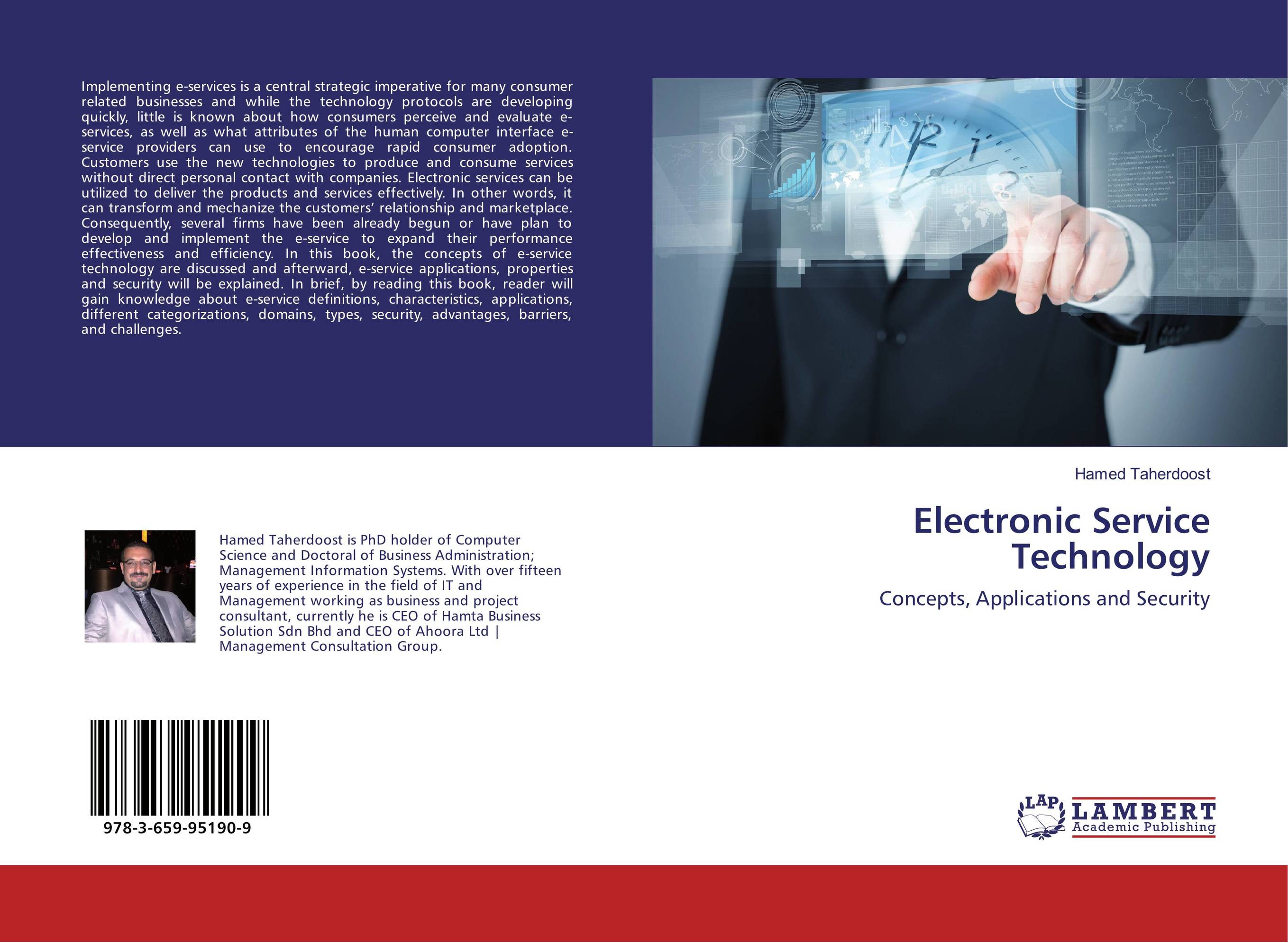 Electronic Service Technology. Concepts, Applications and Security.