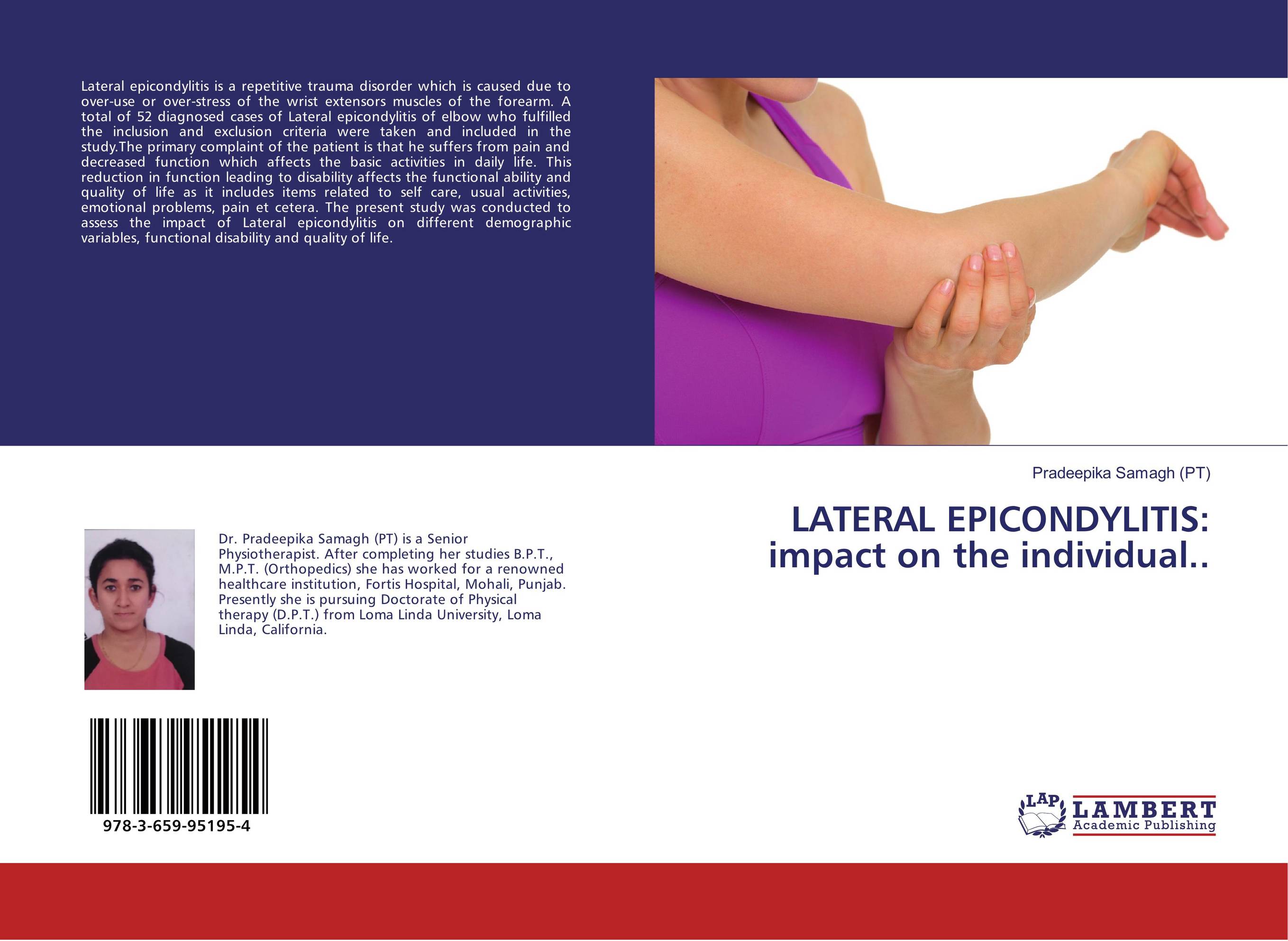 LATERAL EPICONDYLITIS: impact on the individual....