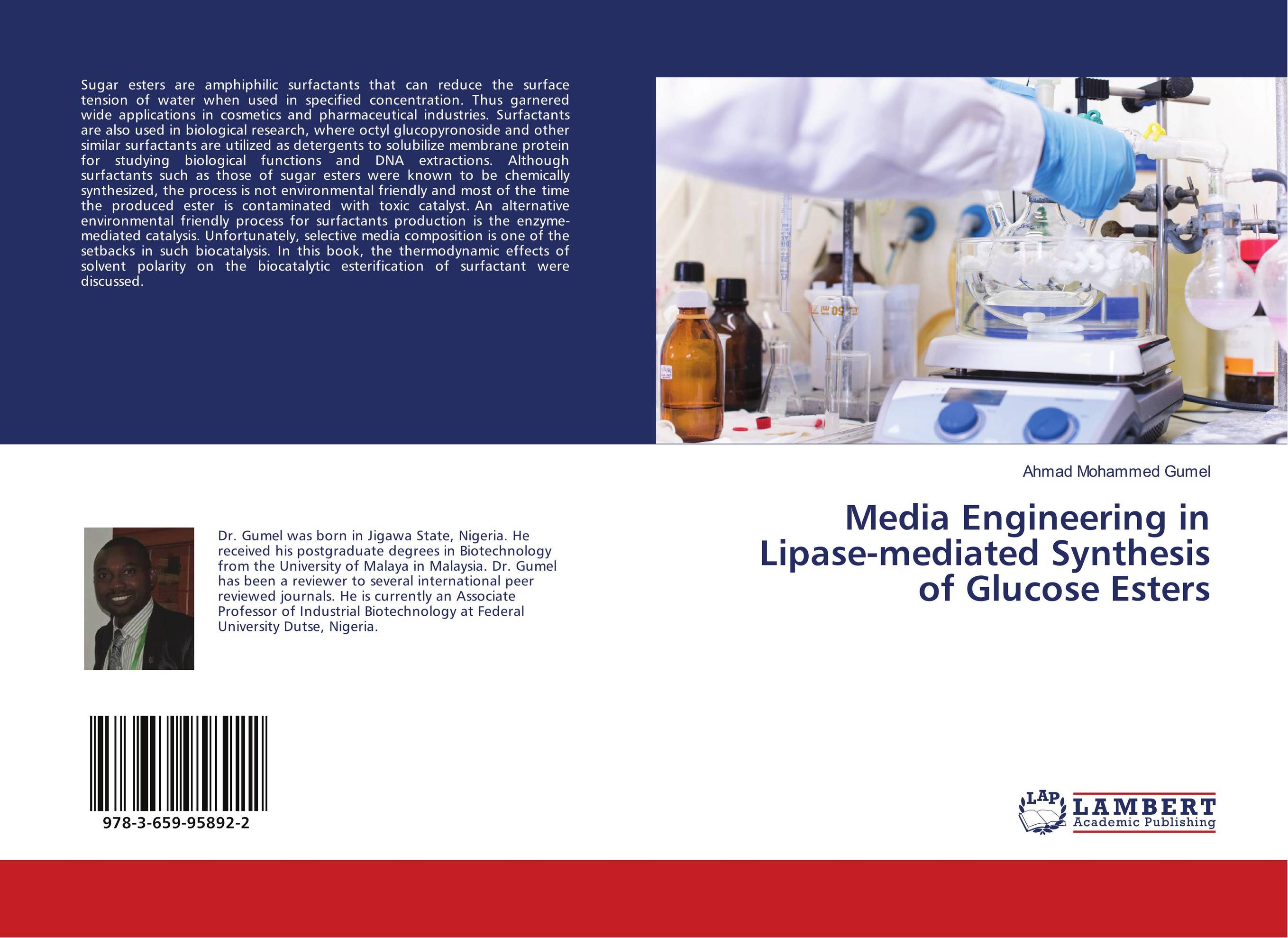 Media Engineering in Lipase-mediated Synthesis of Glucose Esters..