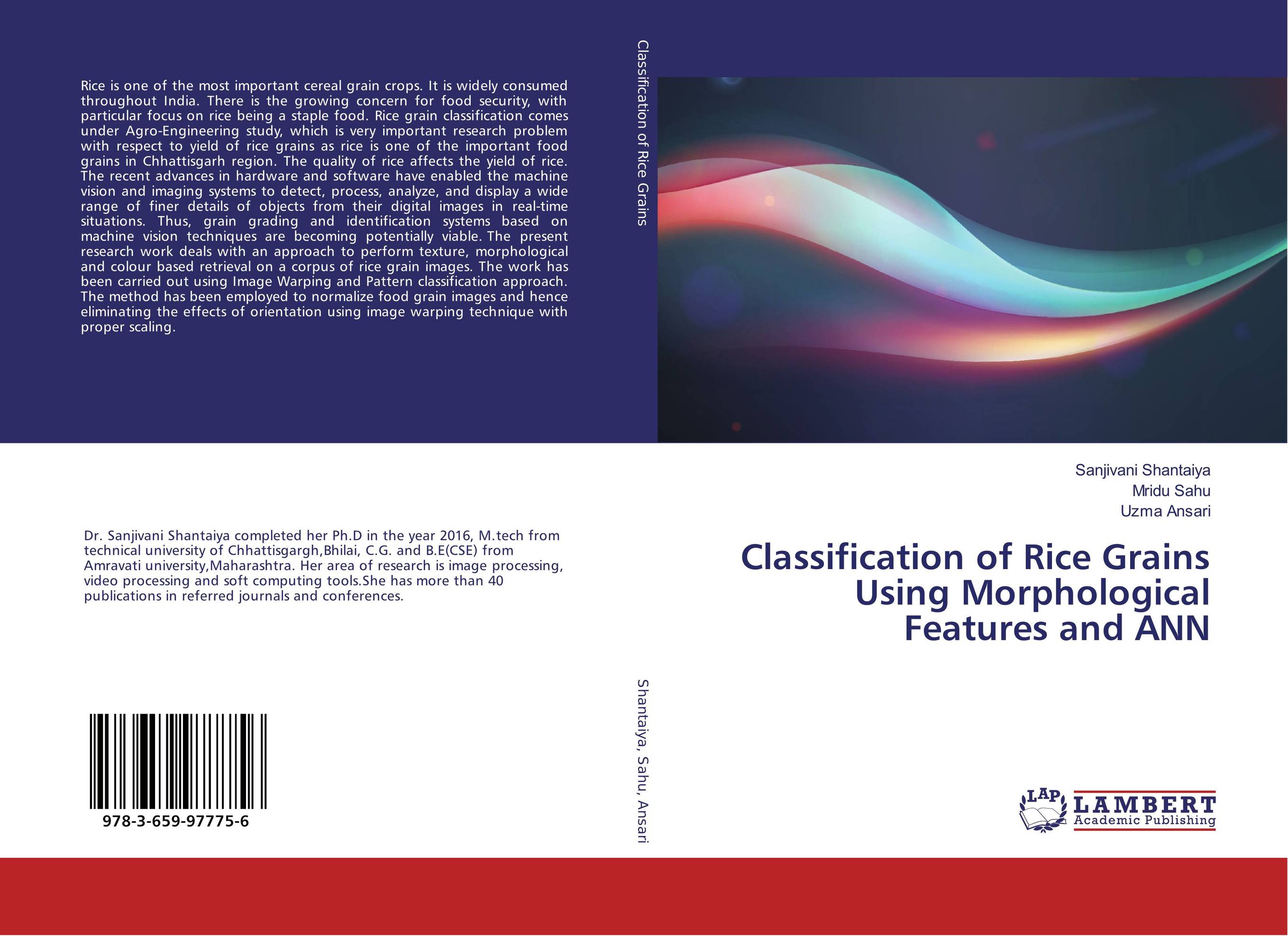 Classification of Rice Grains Using Morphological Features and ANN..