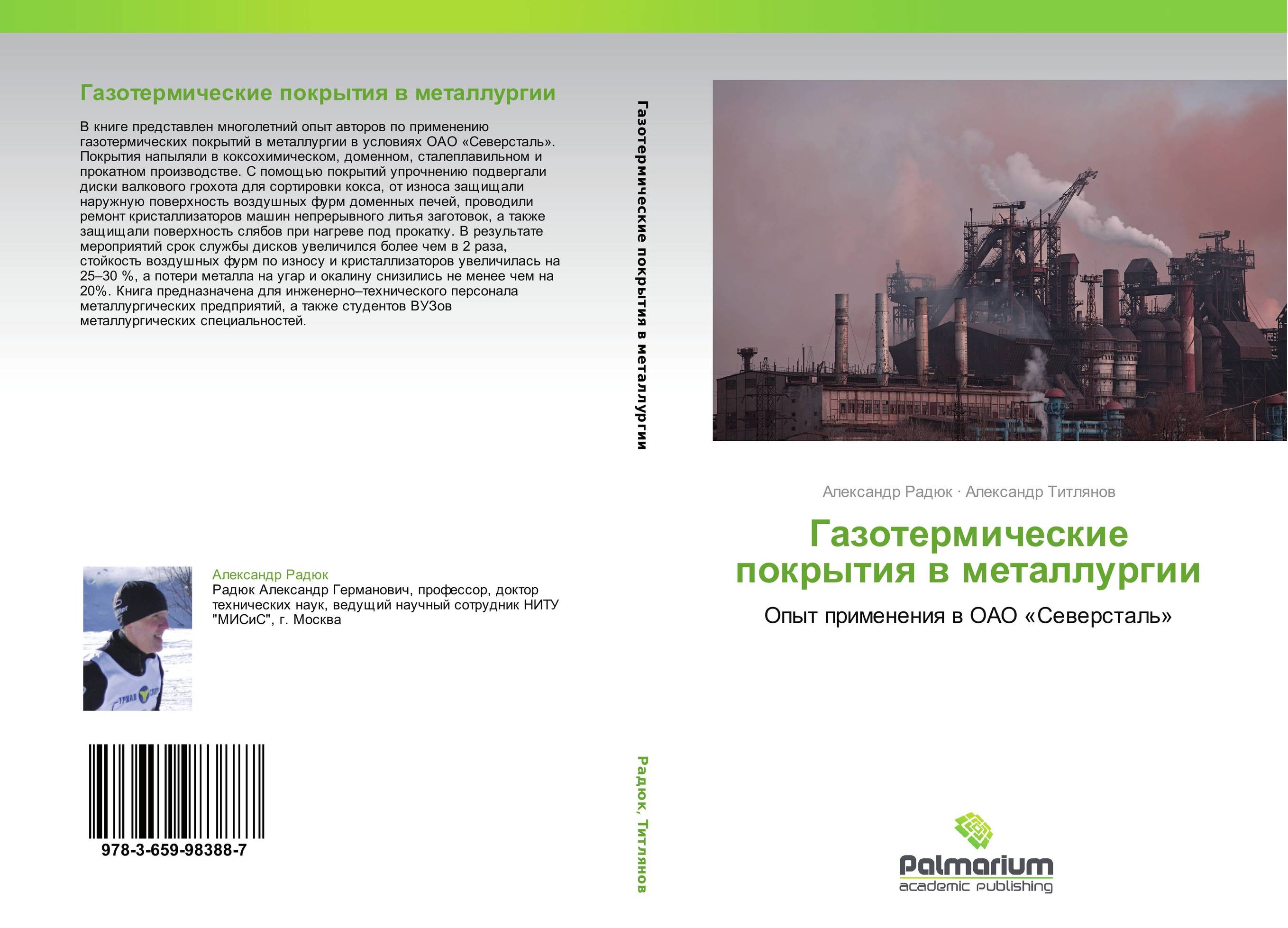 Газотермические покрытия в металлургии. Опыт применения в ОАО «Северсталь».