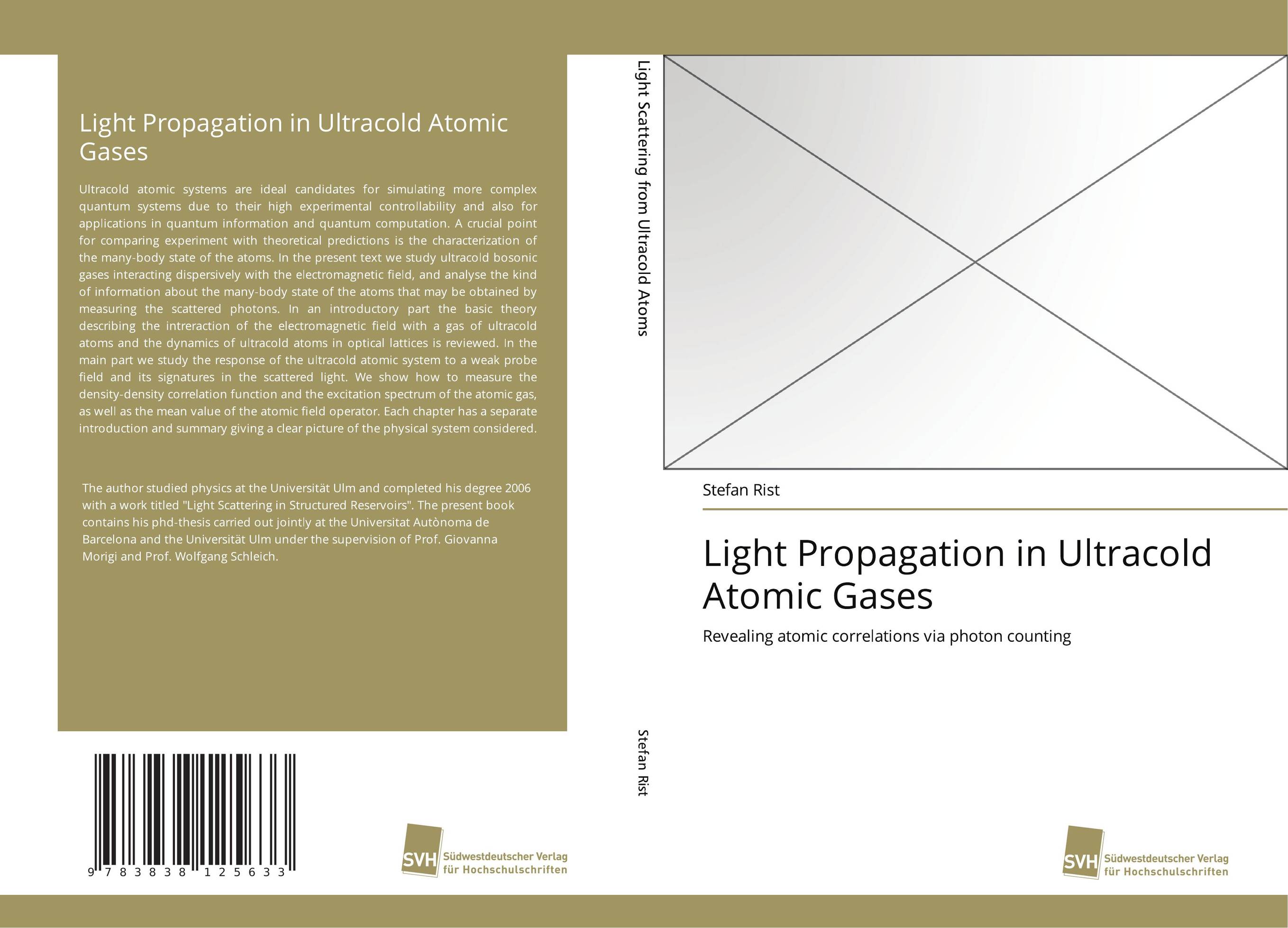Light Propagation in Ultracold Atomic Gases. Revealing atomic correlations via photon counting.