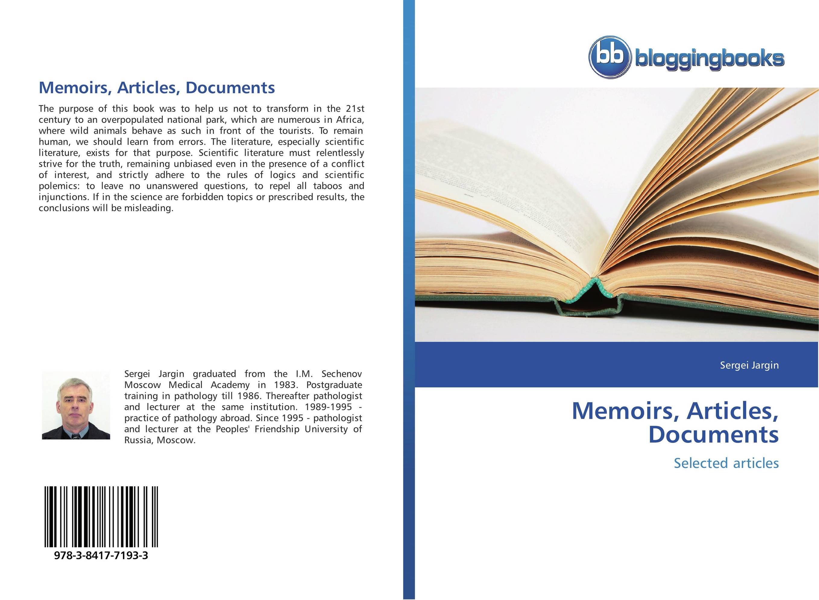 Memoirs, Articles, Documents. Selected articles.