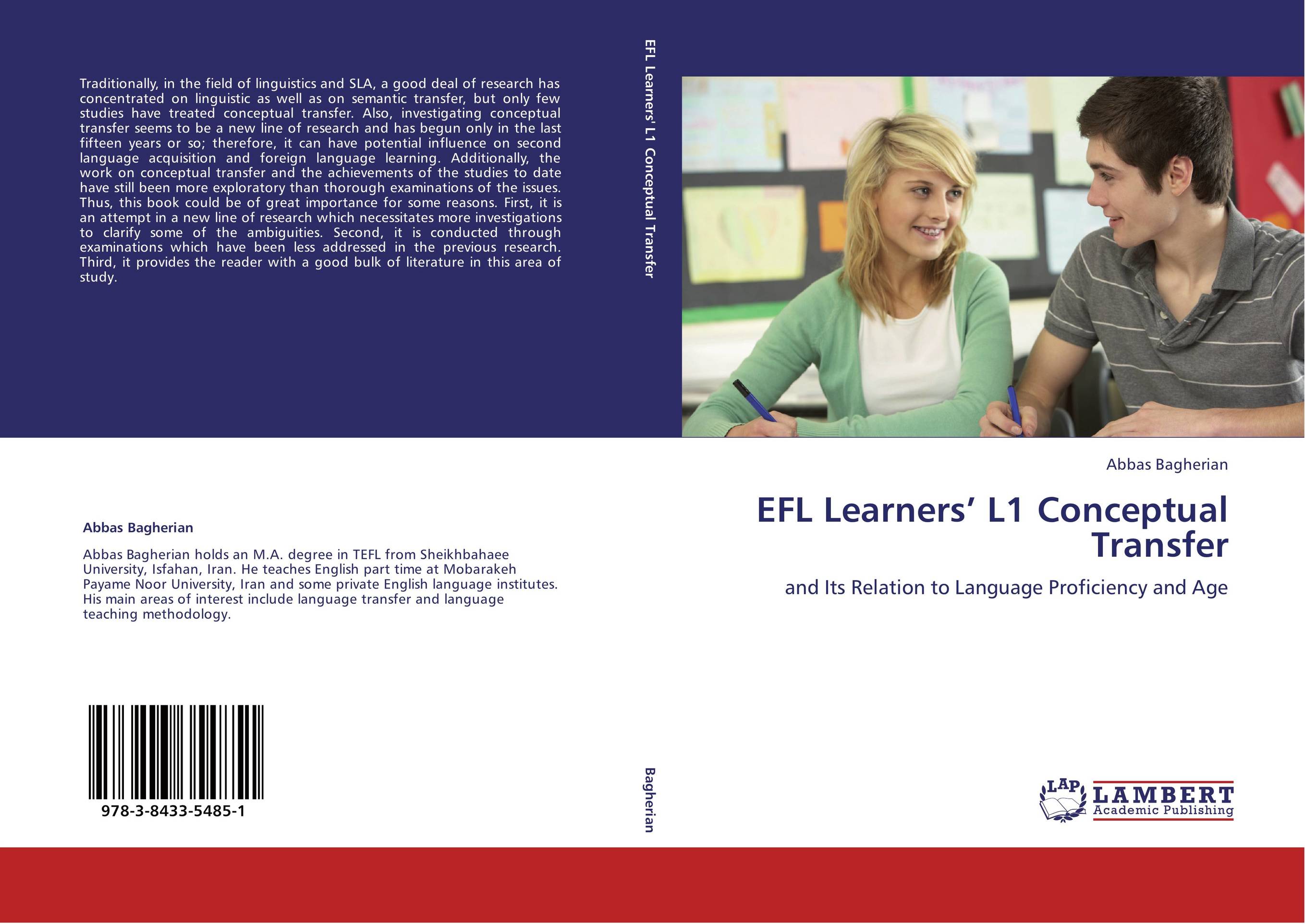EFL Learners’ L1 Conceptual Transfer. And Its Relation to Language Proficiency and Age.