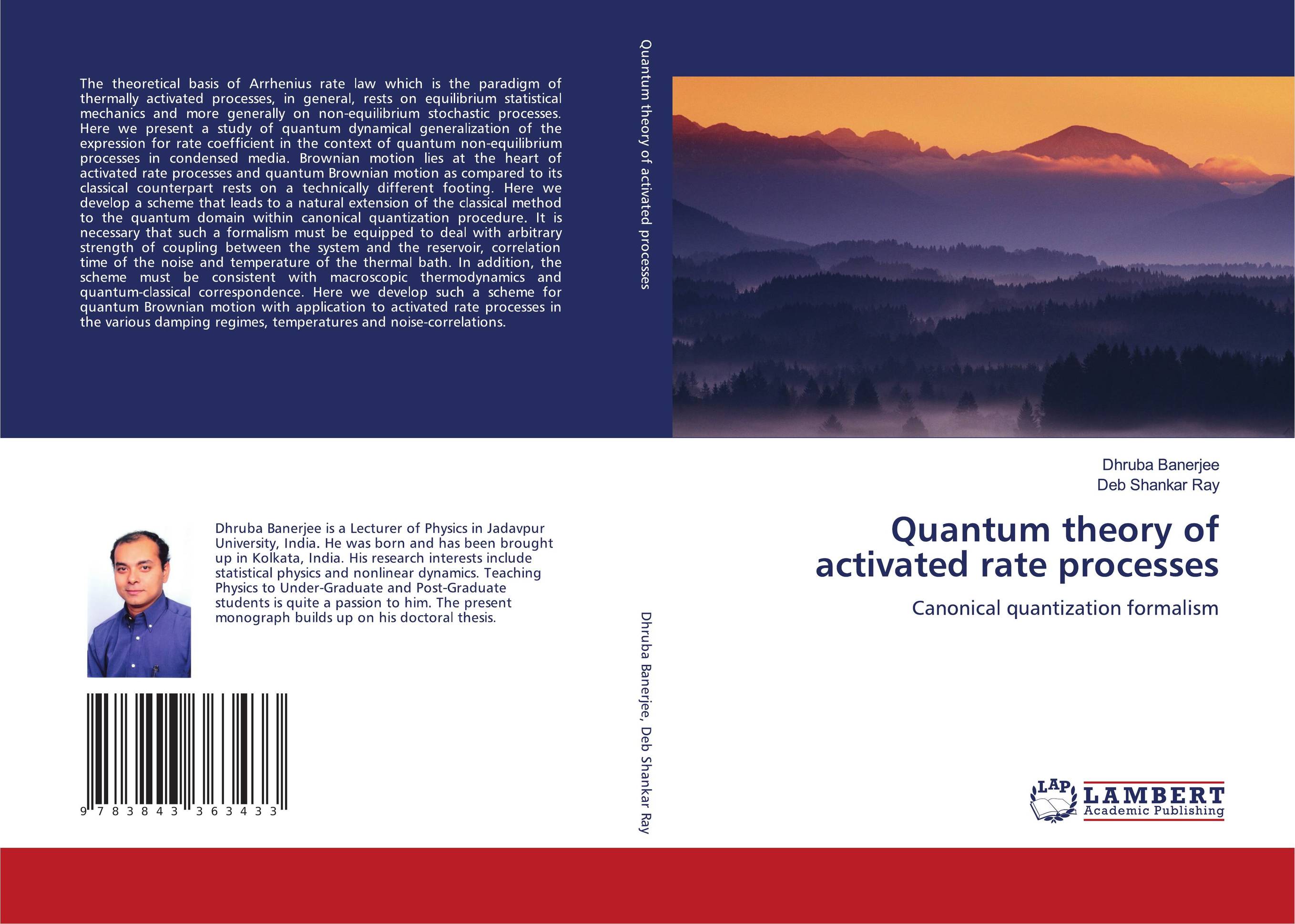 Quantum theory of activated rate processes. Canonical quantization formalism.