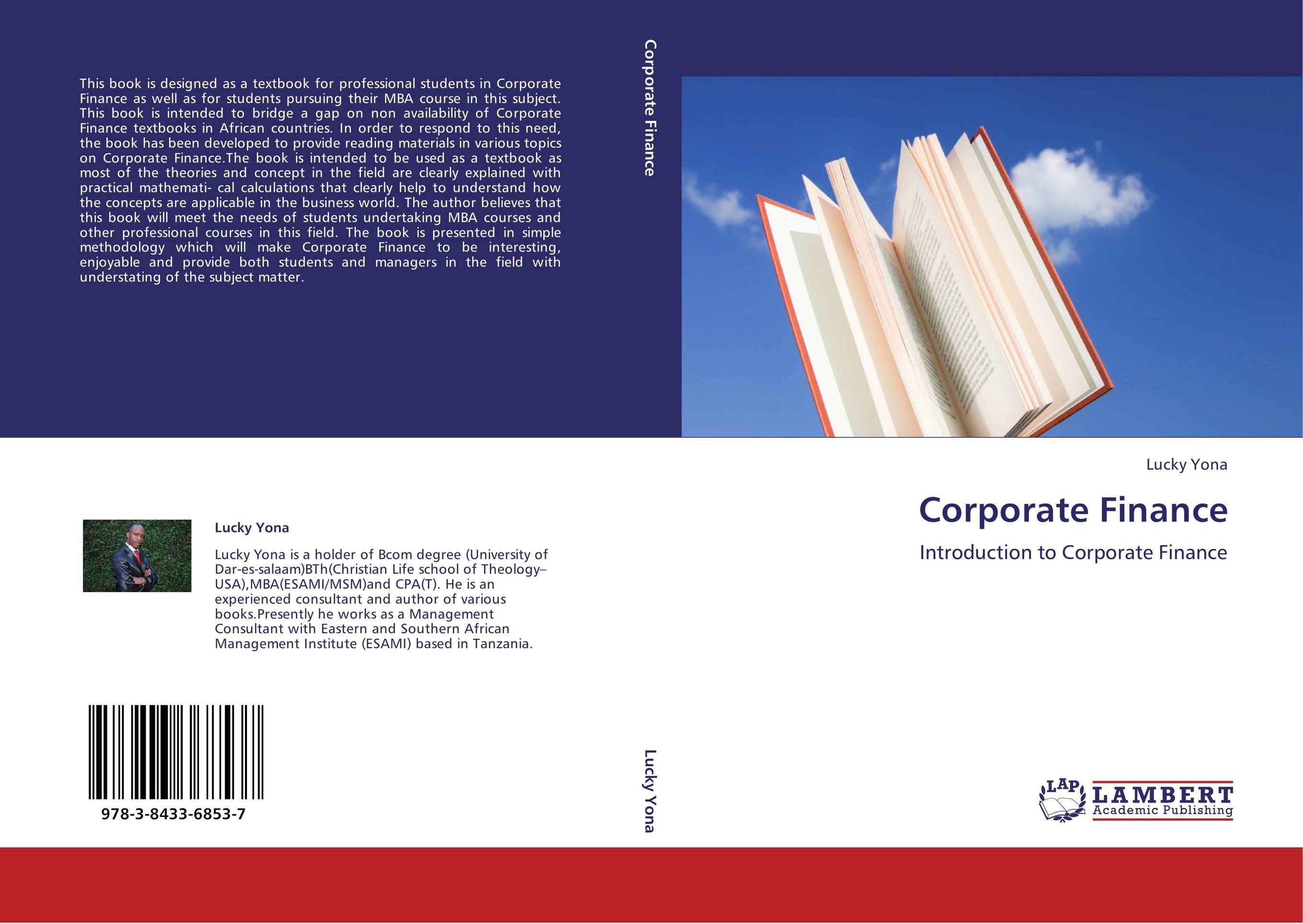 Corporate Finance. Introduction to Corporate Finance.