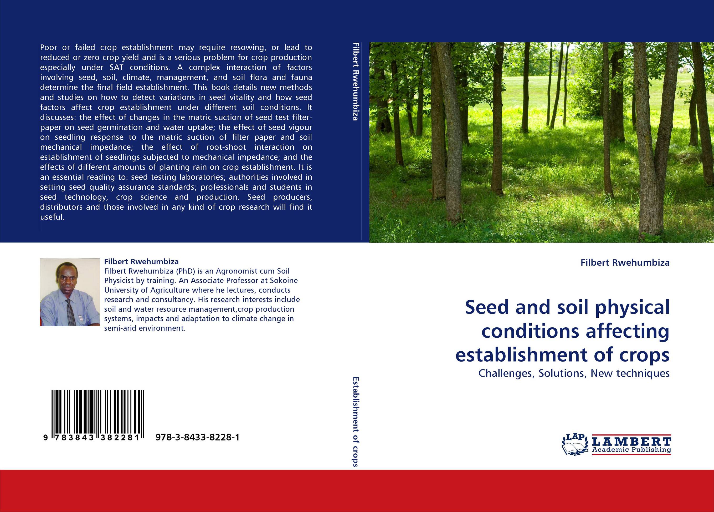 9783843382281 Seed and soil physical conditions affecting establment of crops 9783843382281 Seed and soil physical conditions affecting establment of crops