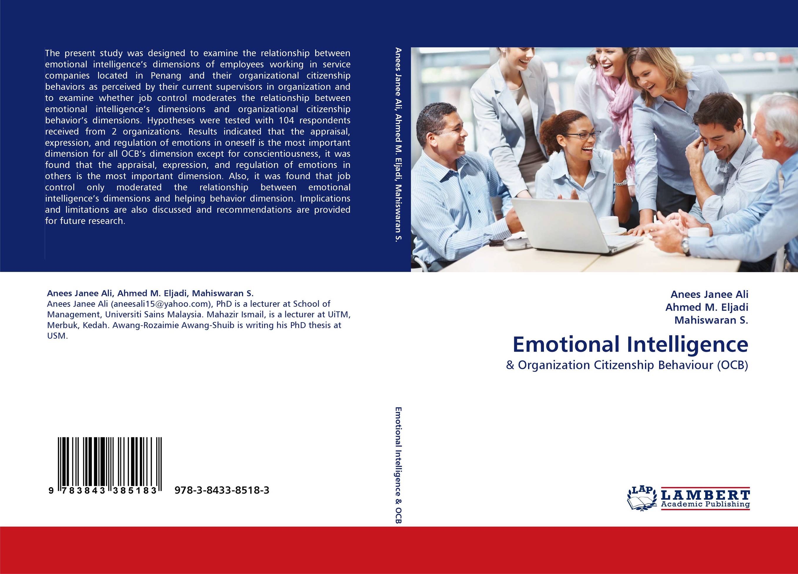 Emotional Intelligence. &amp;amp; Organization Citizenship Behaviour (OCB).