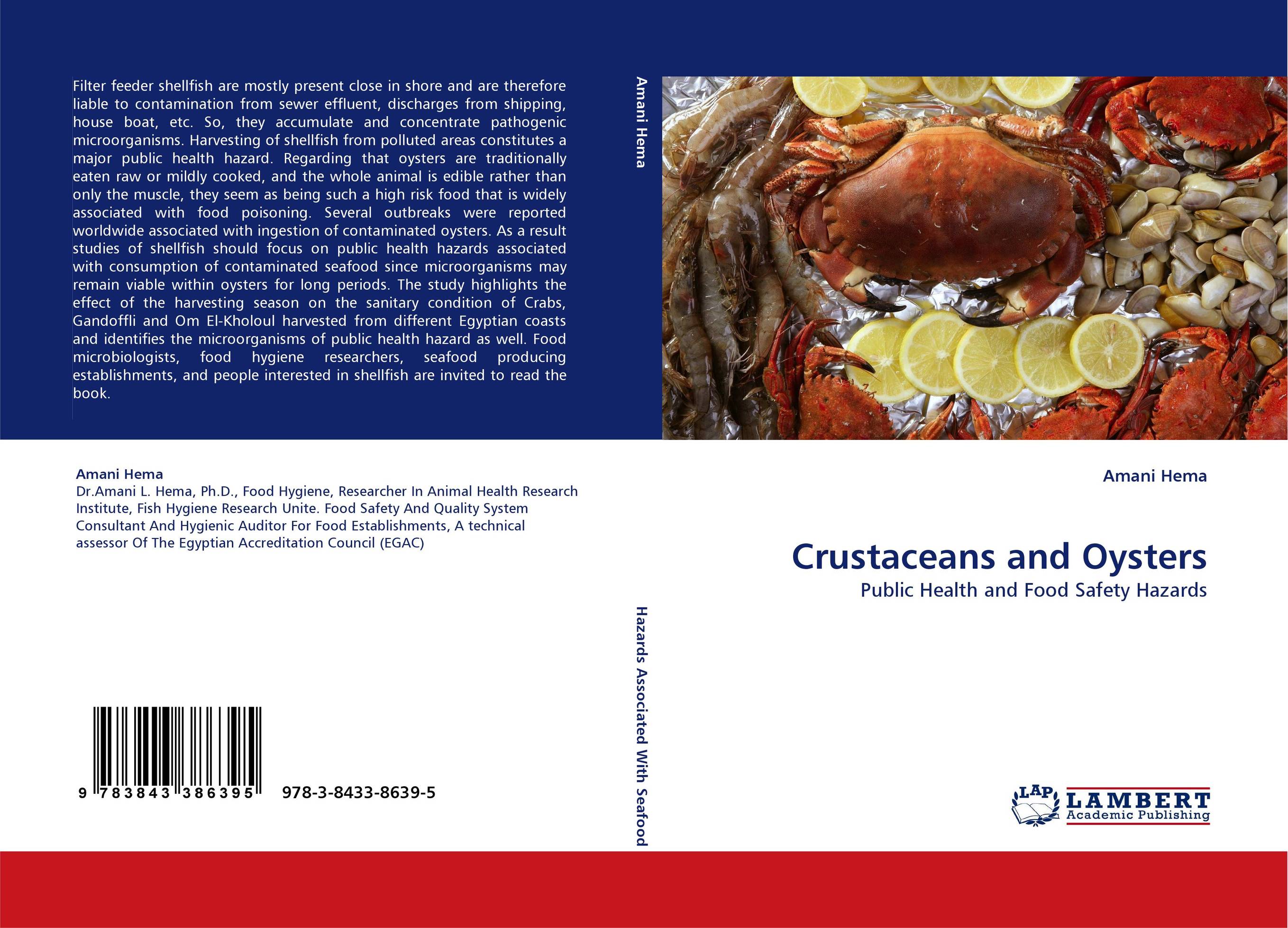 Crustaceans and Oysters. Public Health and Food Safety Hazards.