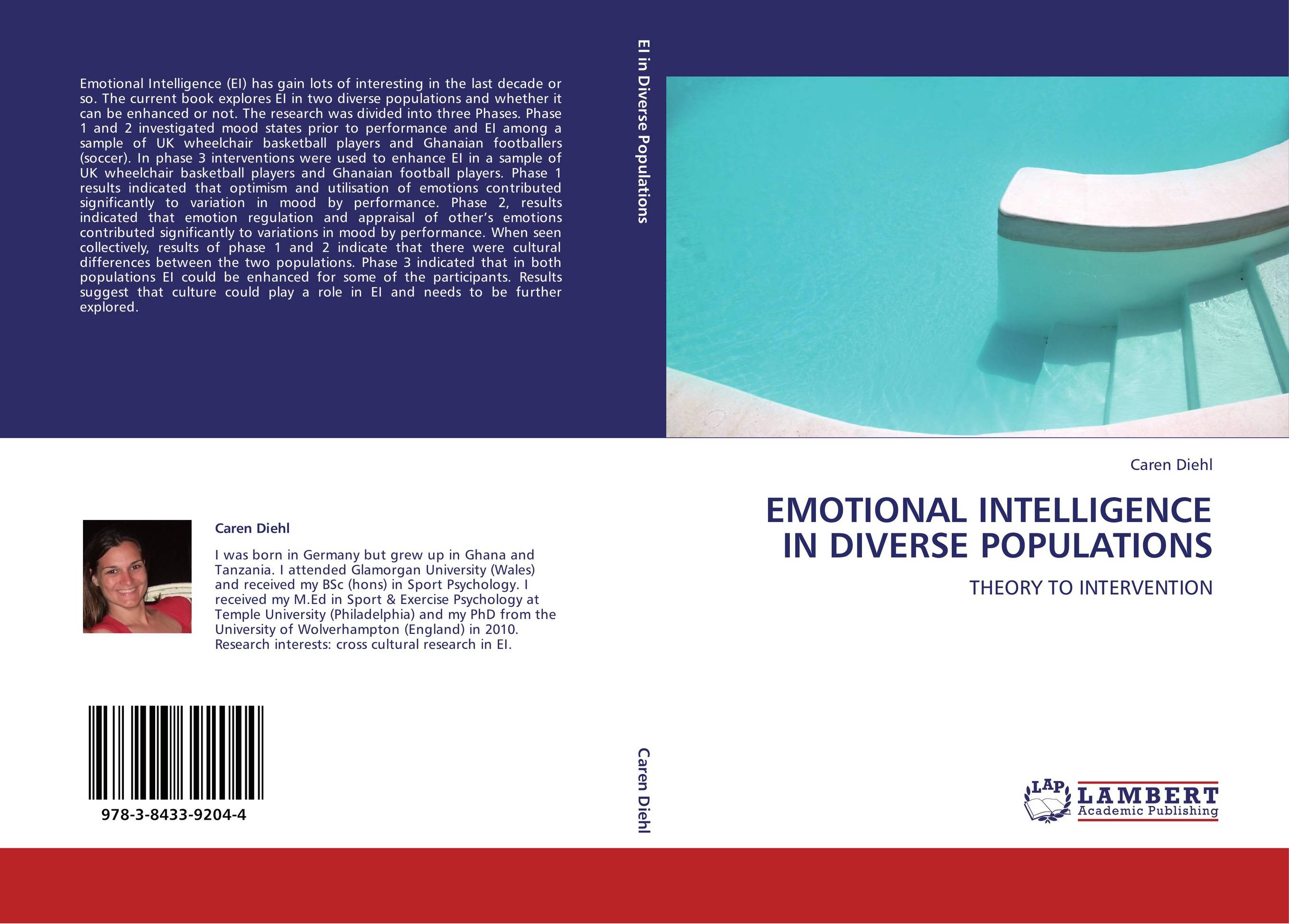 EMOTIONAL INTELLIGENCE IN DIVERSE POPULATIONS. THEORY TO INTERVENTION.