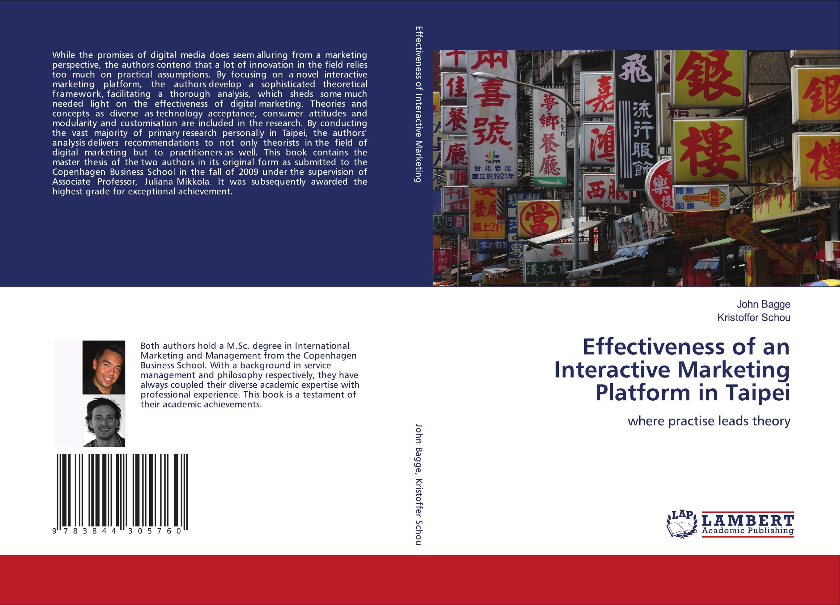Effectiveness of an Interactive Marketing Platform in Taipei. Where practise leads theory.