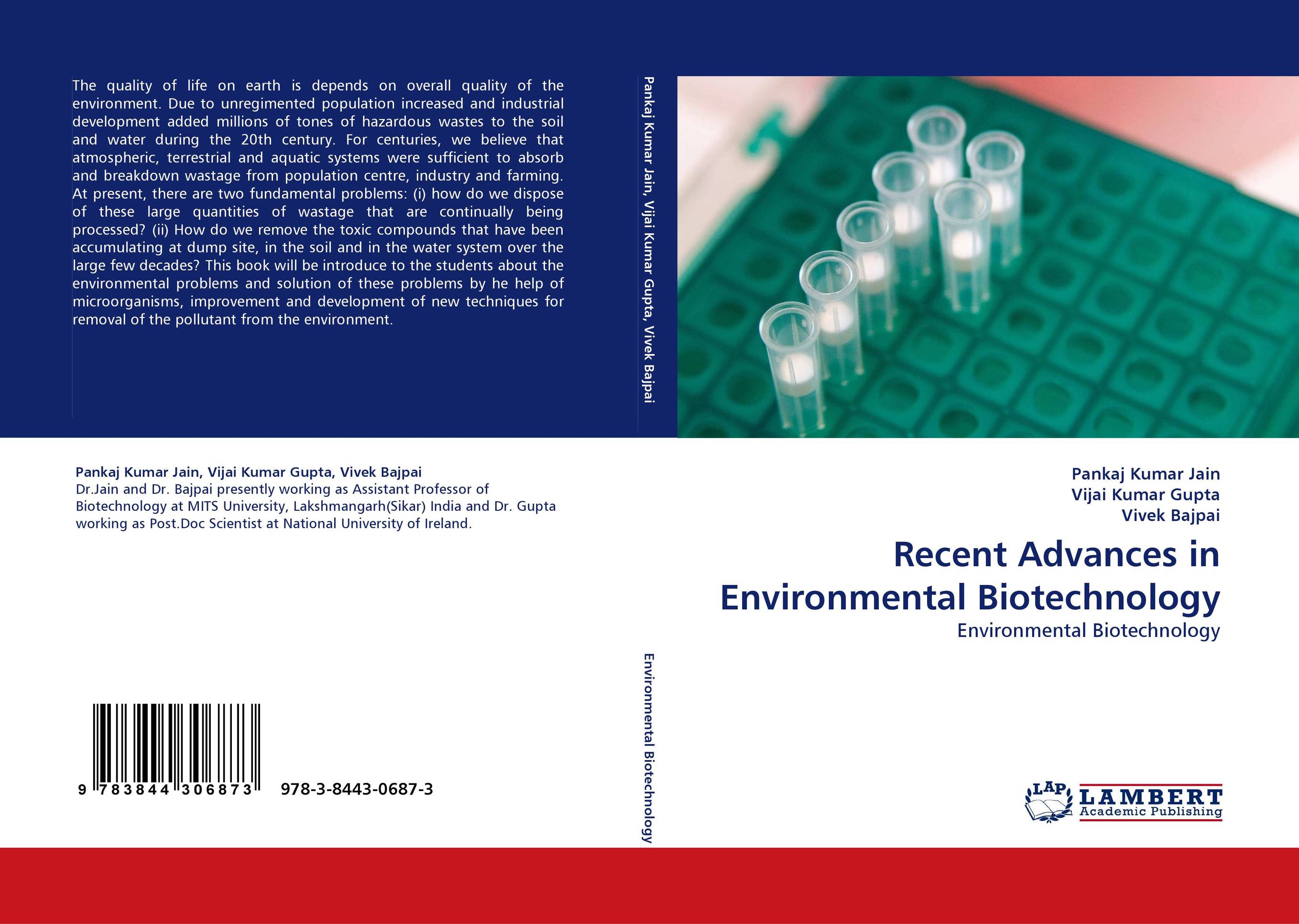 Recent Advances in Environmental Biotechnology. Environmental Biotechnology.