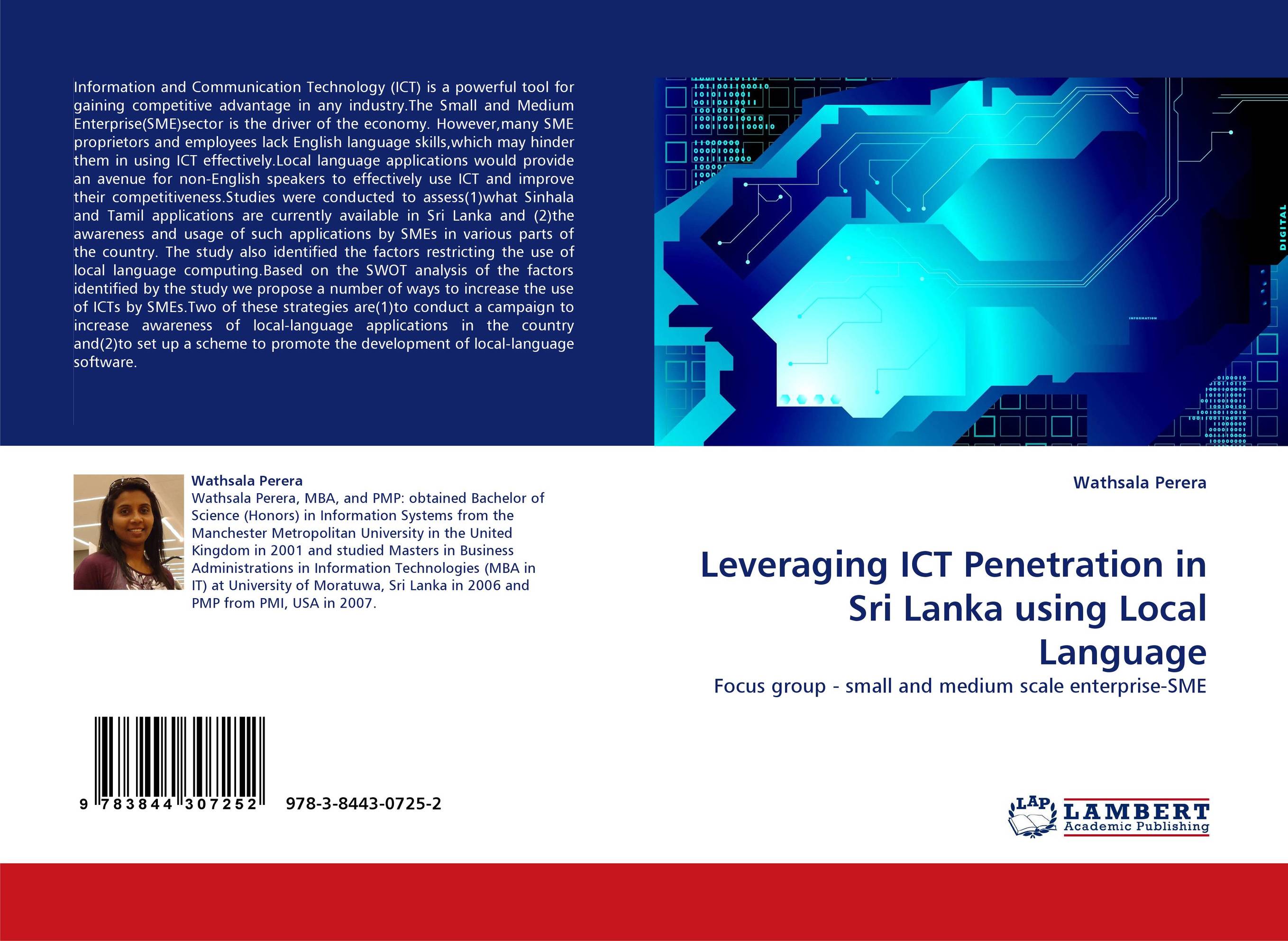 Leveraging  ICT Penetration in Sri Lanka using Local Language. Focus group - small and medium scale enterprise-SME.
