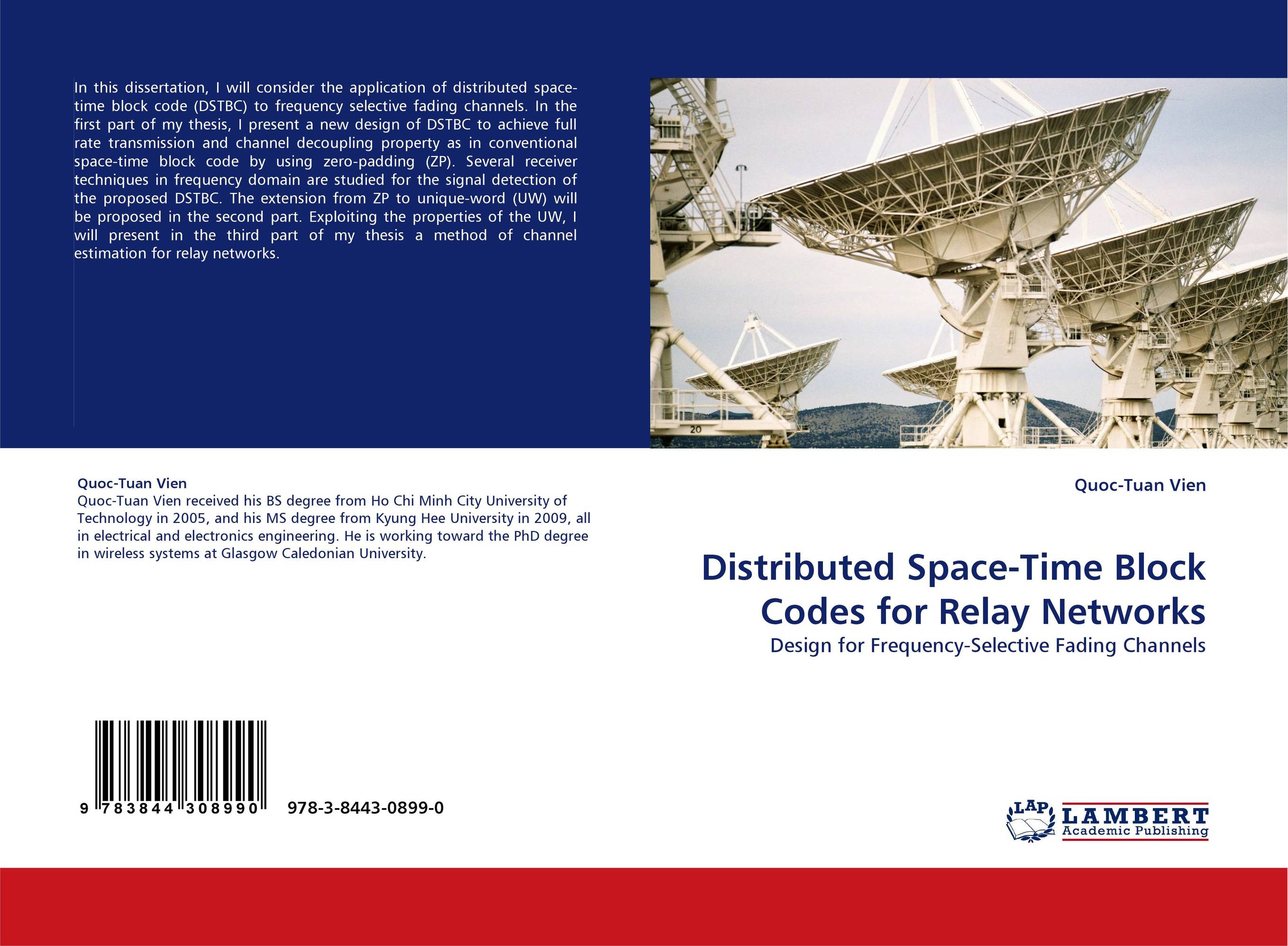 Distributed Space-Time Block Codes for Relay Networks. Design for Frequency-Selective Fading Channels.