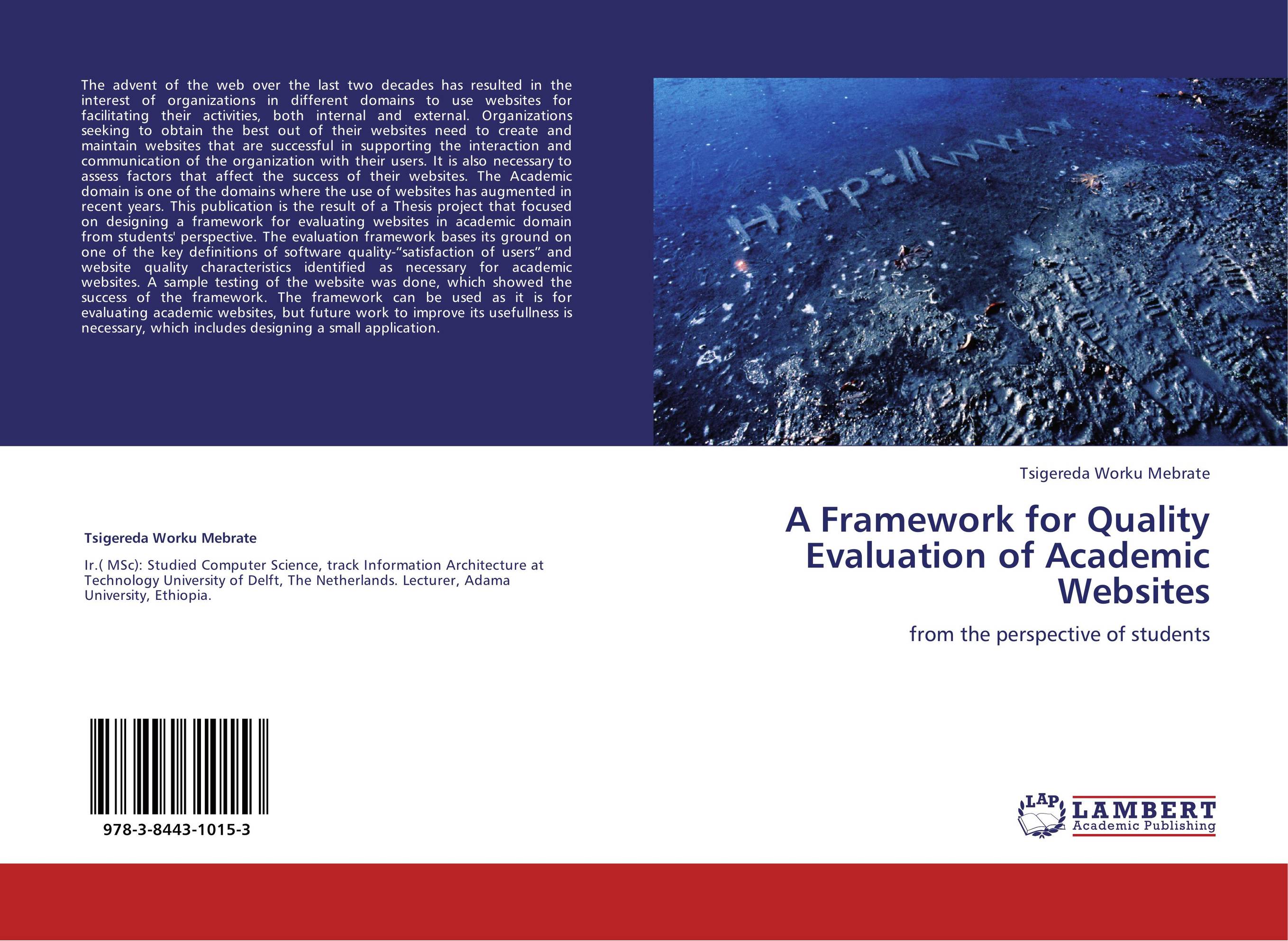 A Framework for Quality Evaluation of Academic Websites. From the perspective of students.