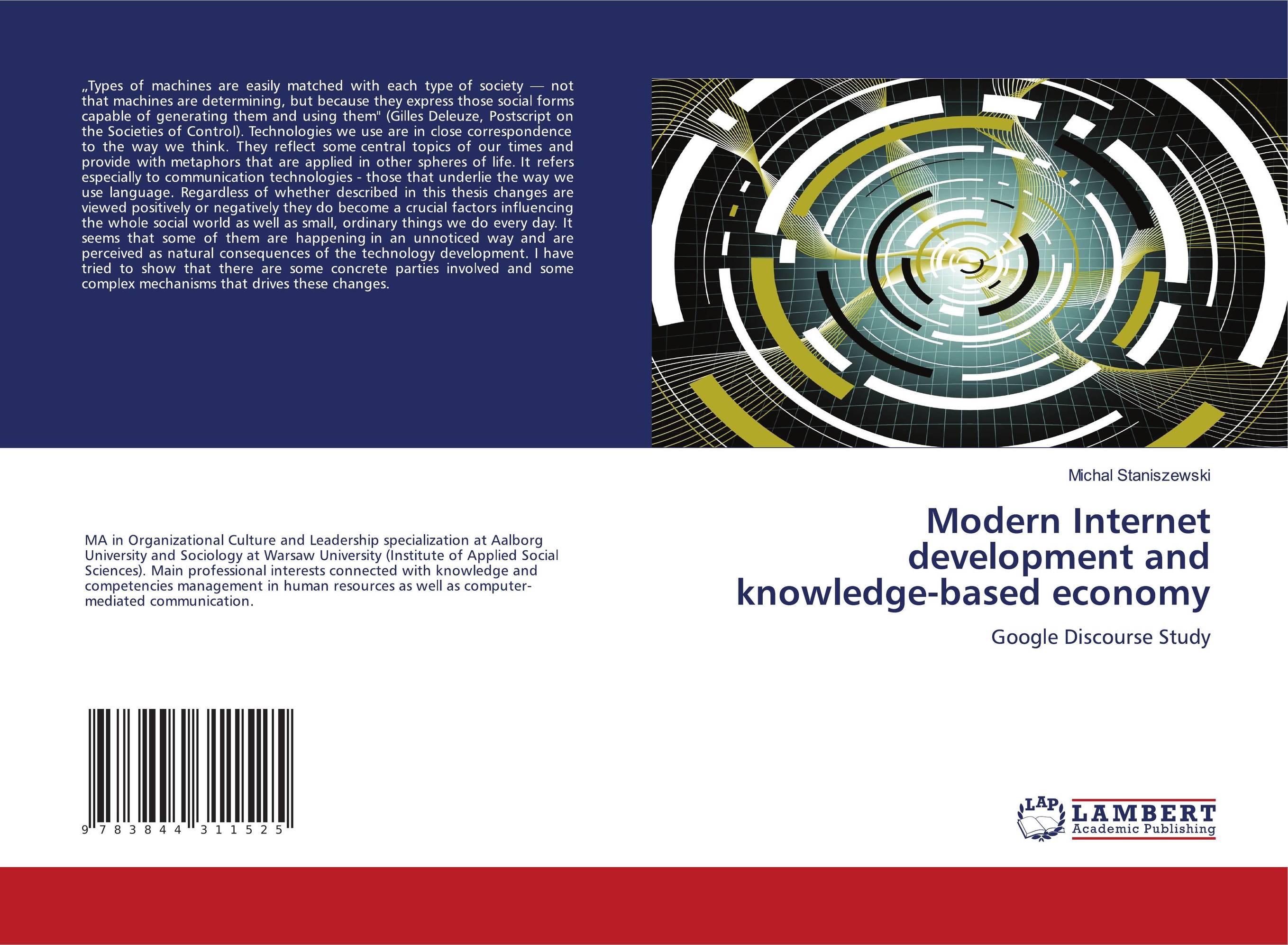 Modern Internet development and knowledge-based economy. Google Discourse Study.