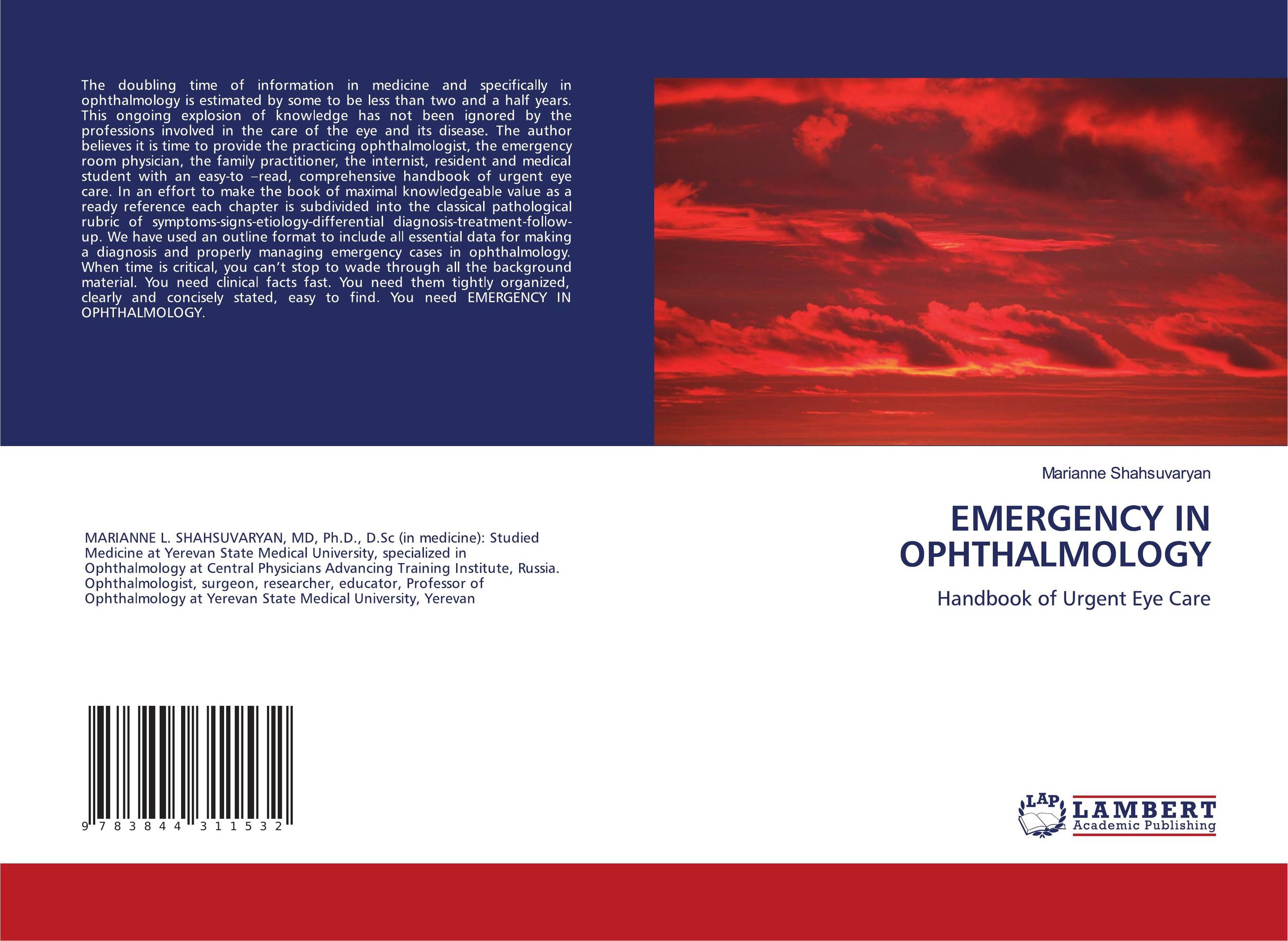 EMERGENCY IN OPHTHALMOLOGY. Handbook of Urgent Eye Care.