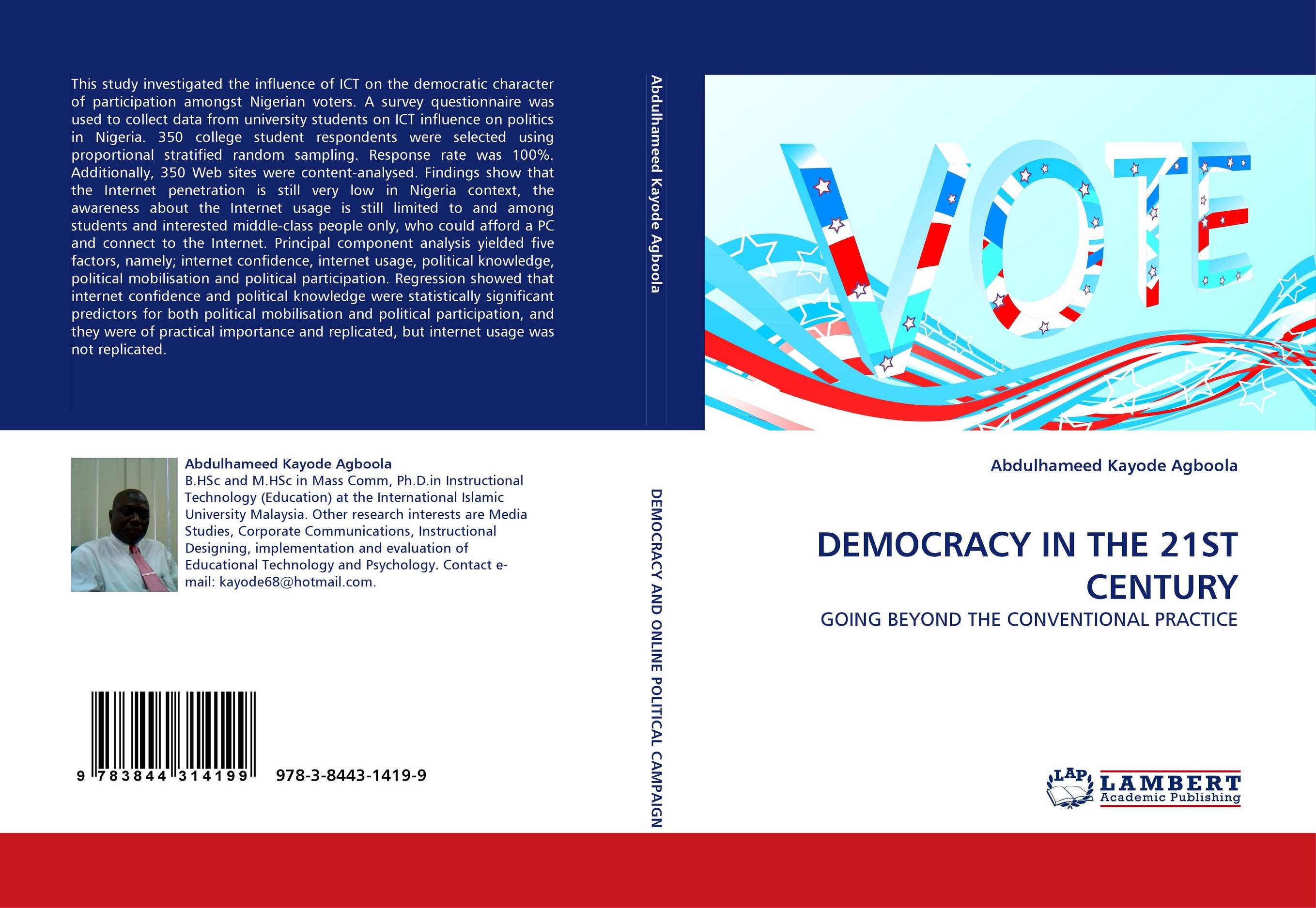 DEMOCRACY IN THE 21ST CENTURY. GOING BEYOND THE CONVENTIONAL PRACTICE.