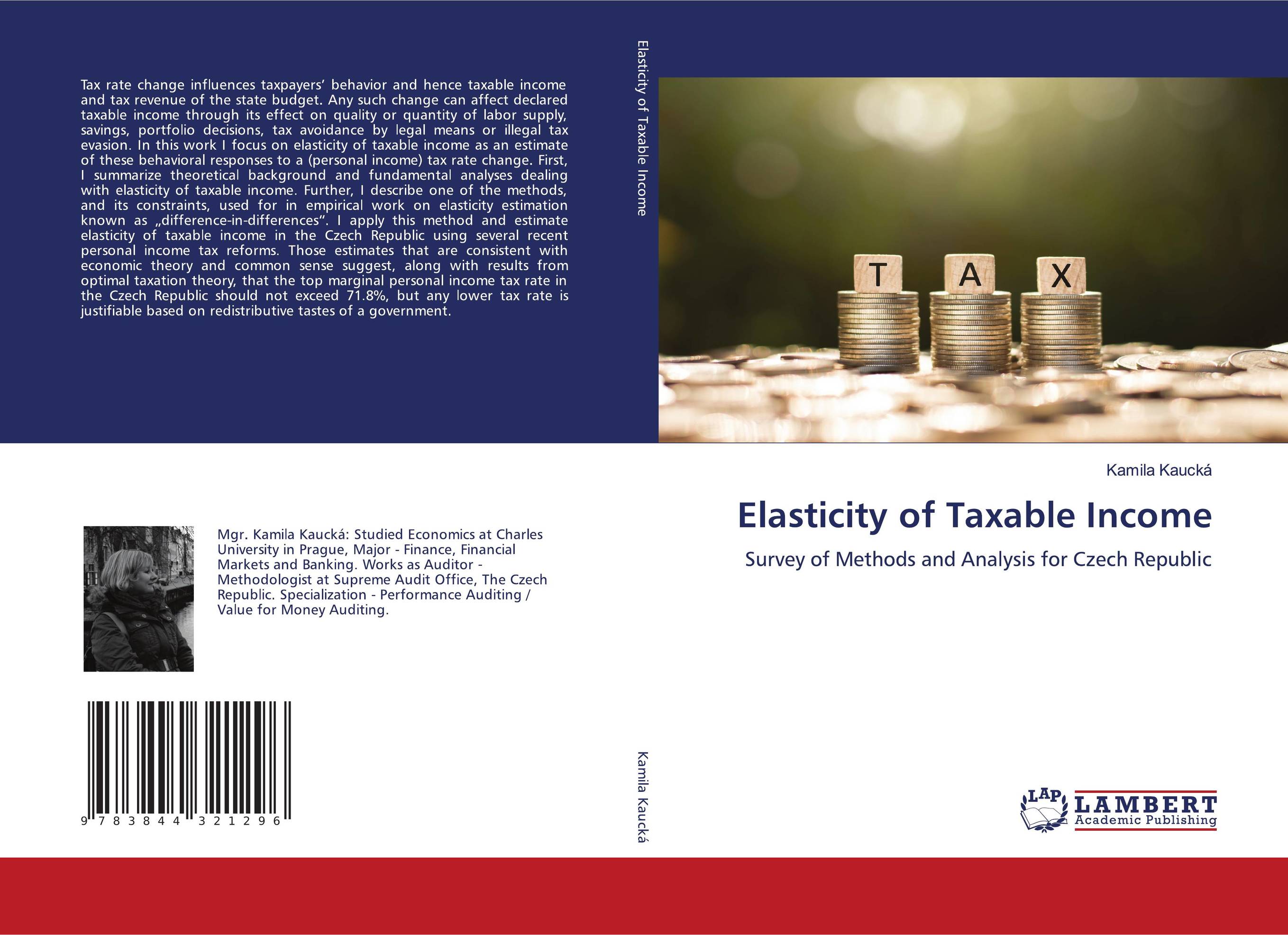Elasticity of Taxable Income. Survey of Methods and Analysis for Czech Republic.