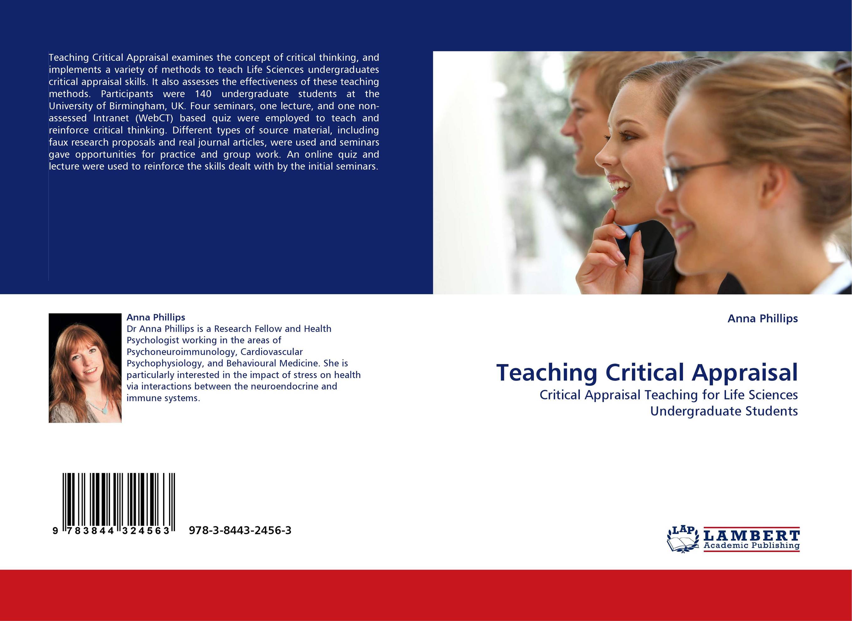 Teaching Critical Appraisal. Critical Appraisal Teaching for Life Sciences Undergraduate Students.