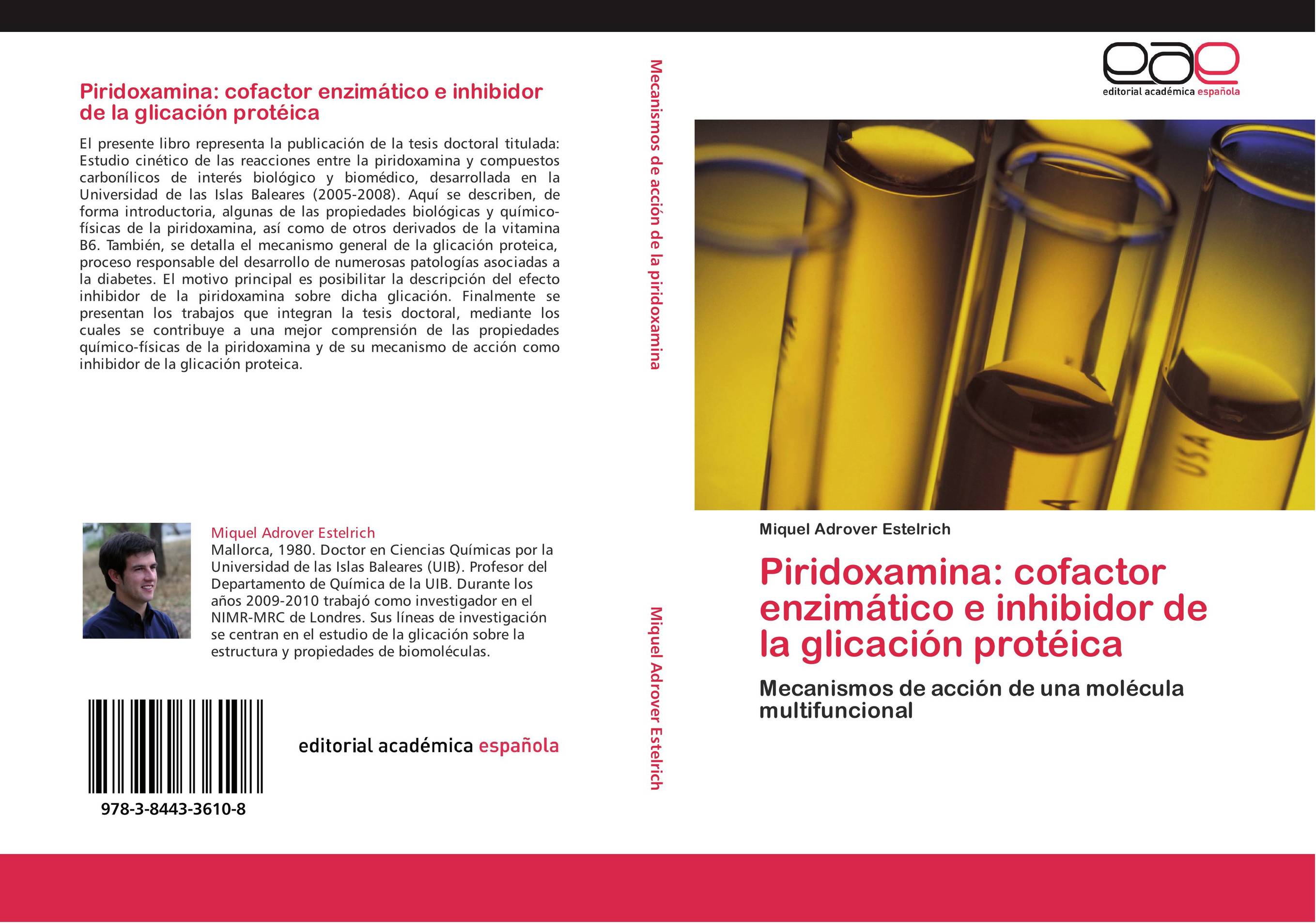 Piridoxamina: cofactor enzimático e inhibidor de la glicación protéica