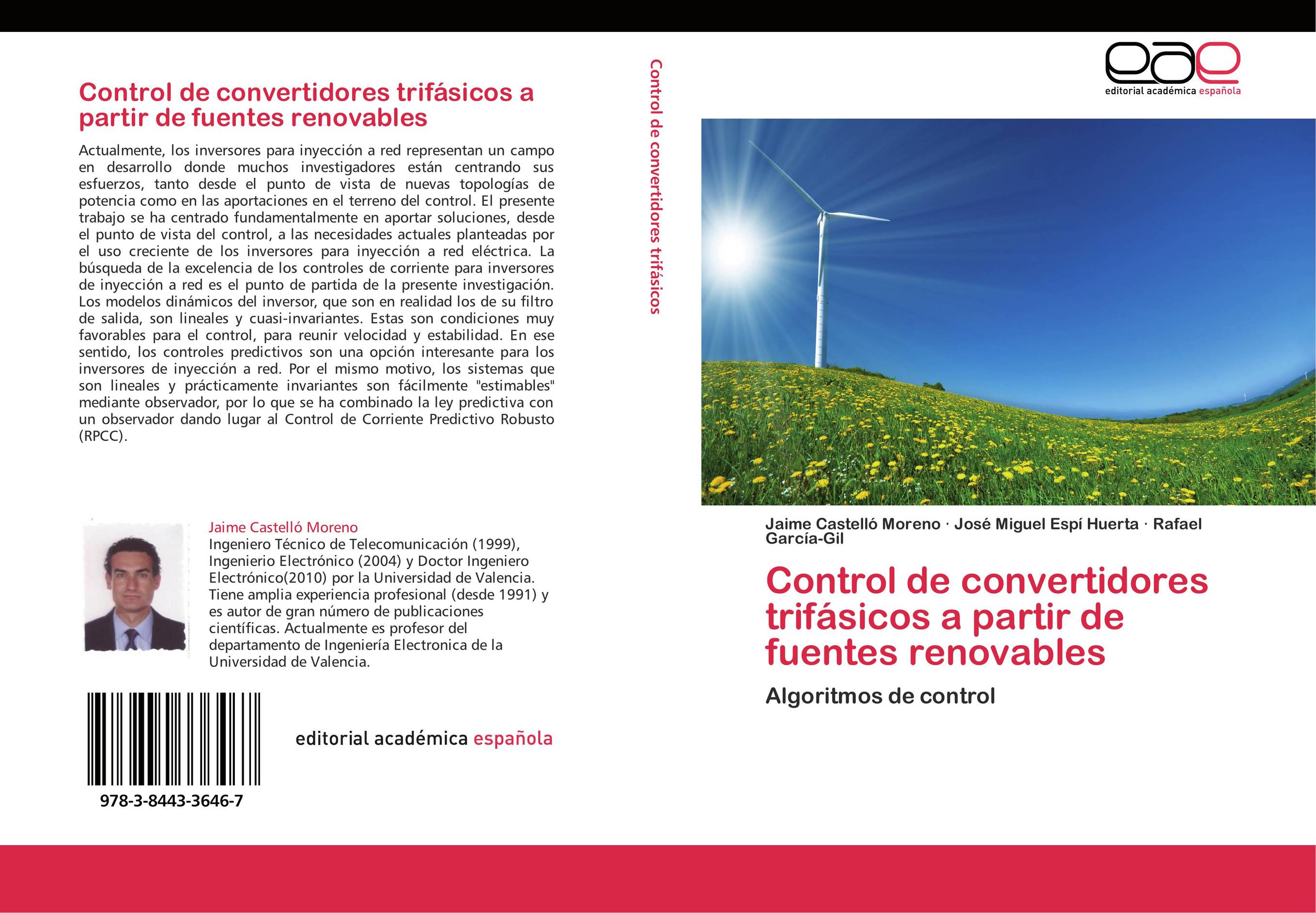 Control de convertidores trifásicos a partir de fuentes renovables