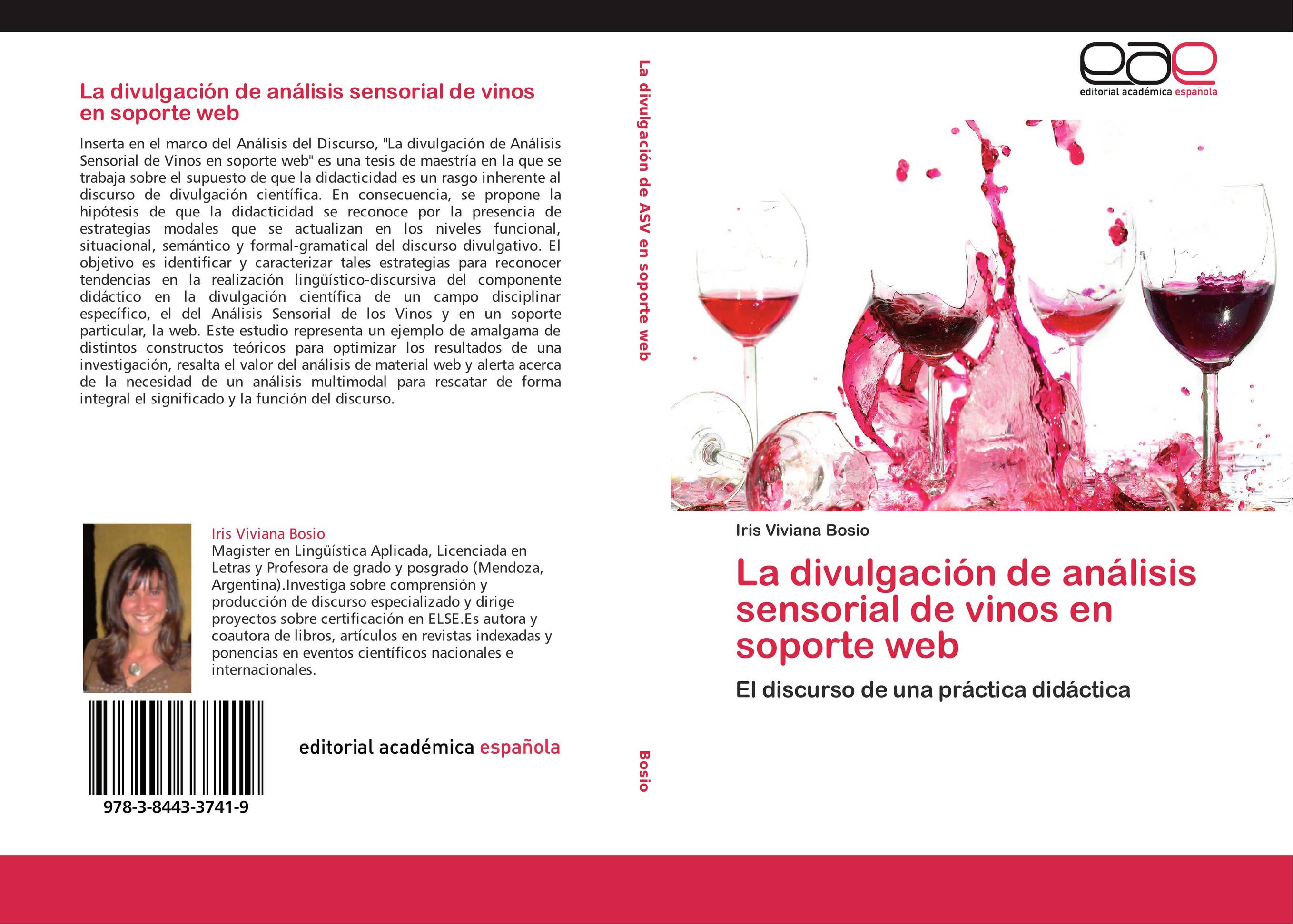La divulgación de análisis sensorial de vinos en soporte web