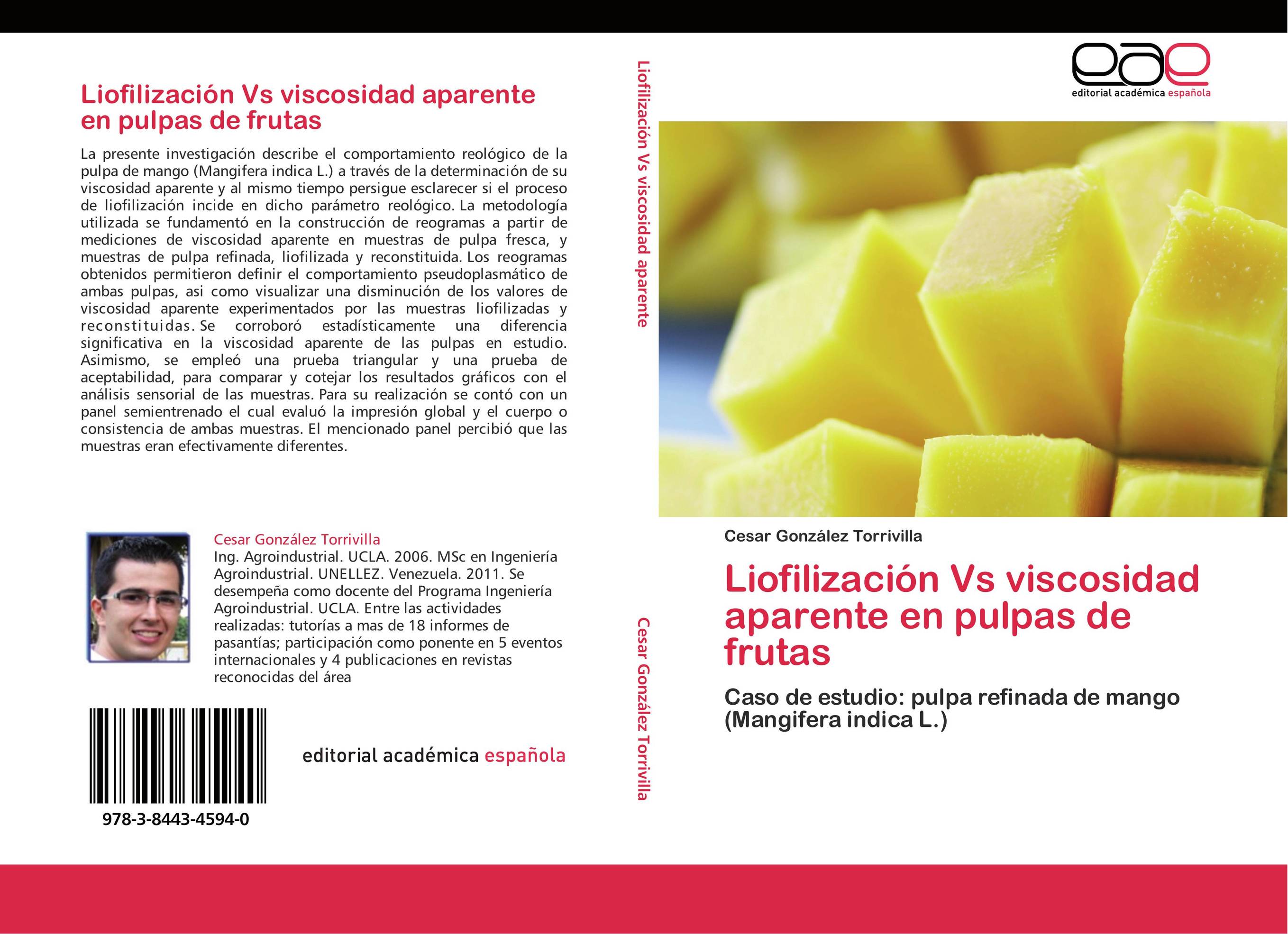 Liofilización Vs viscosidad aparente en pulpas de frutas