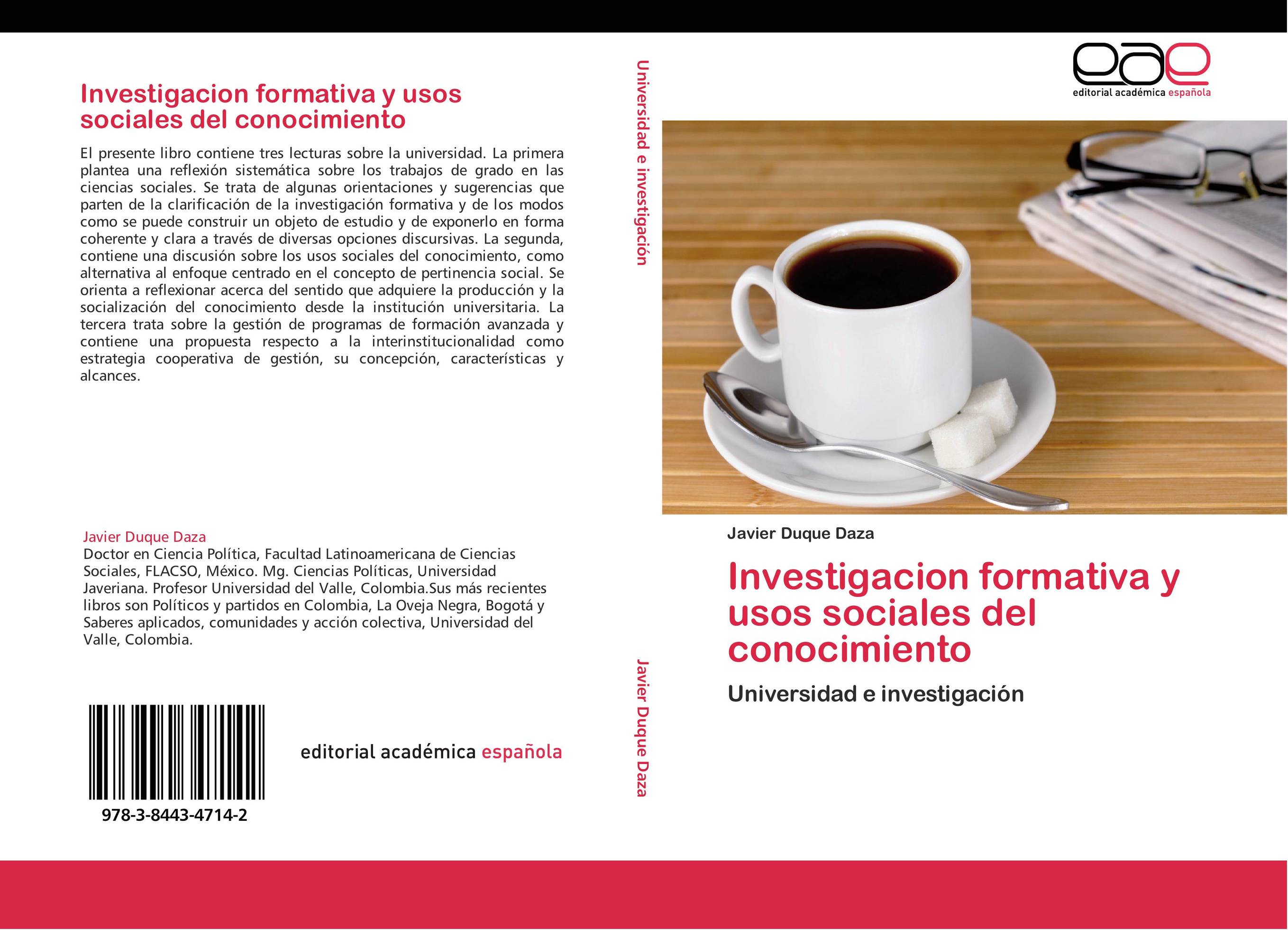 Investigacion formativa y usos sociales del conocimiento :: Librería  Agrícola Jerez