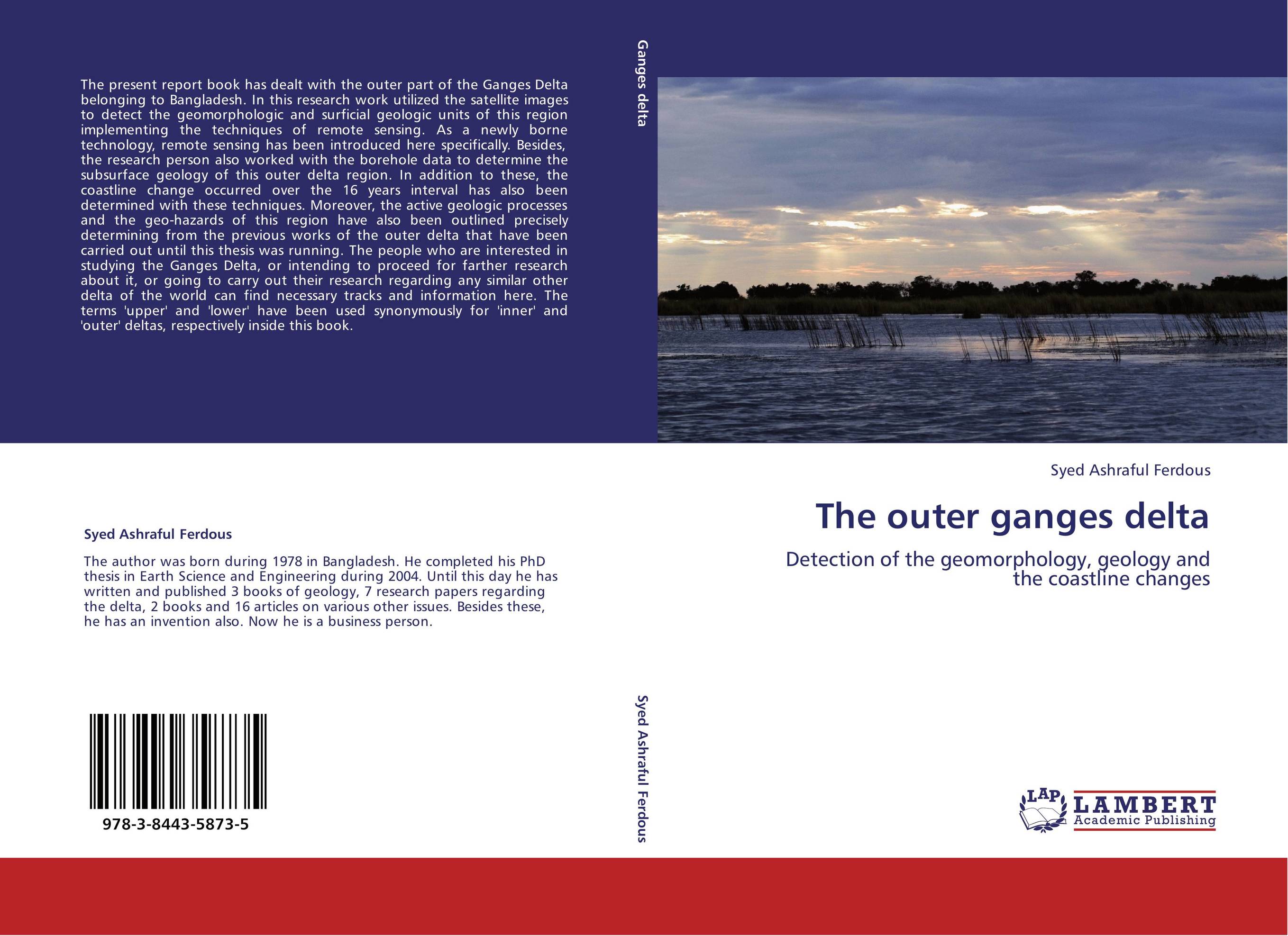 The outer ganges delta. Detection of the geomorphology, geology and  the coastline changes.