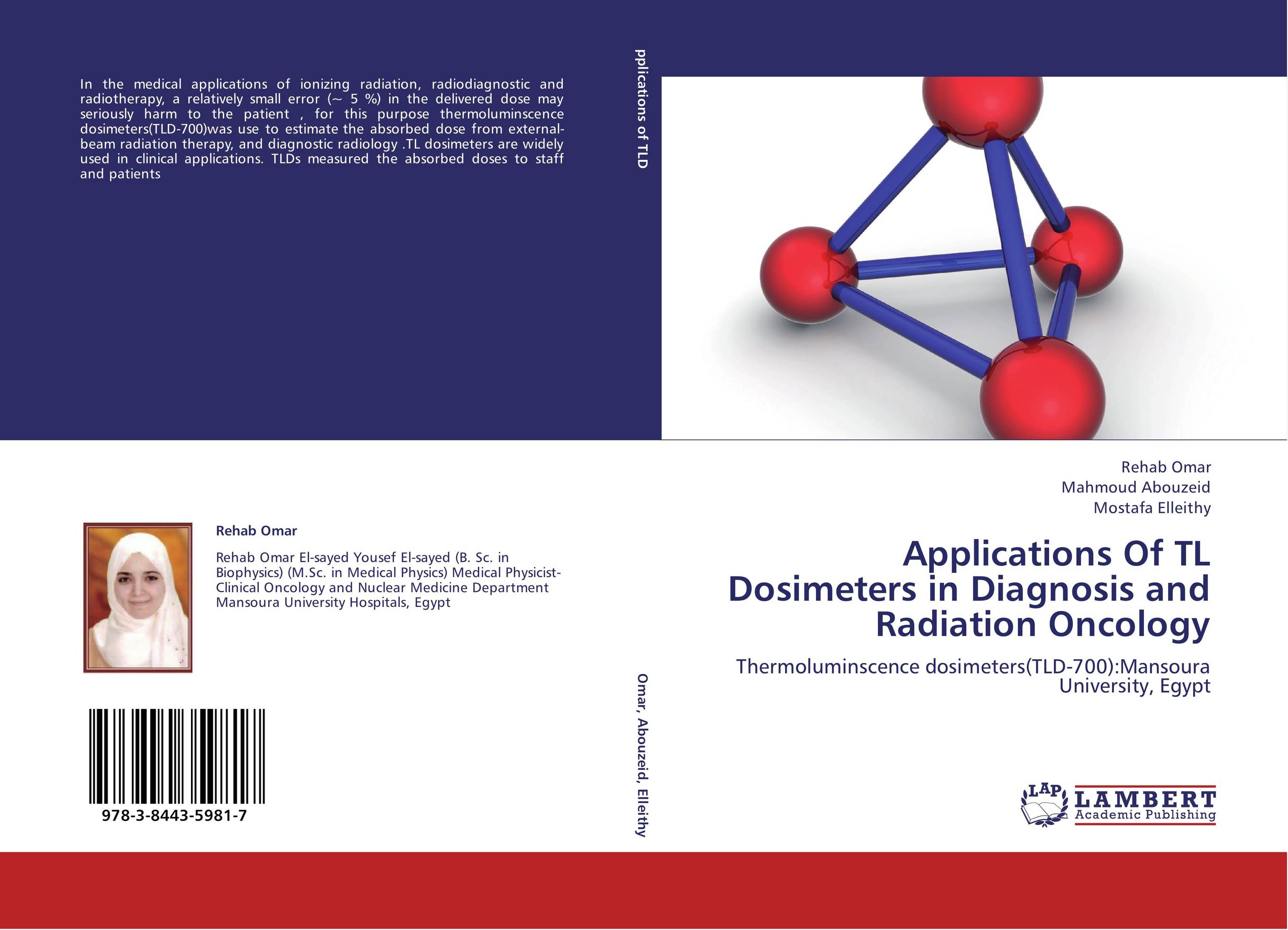 Applications Of TL Dosimeters in Diagnosis and Radiation Oncology. Thermoluminscence dosimeters(TLD-700):Mansoura University, Egypt.