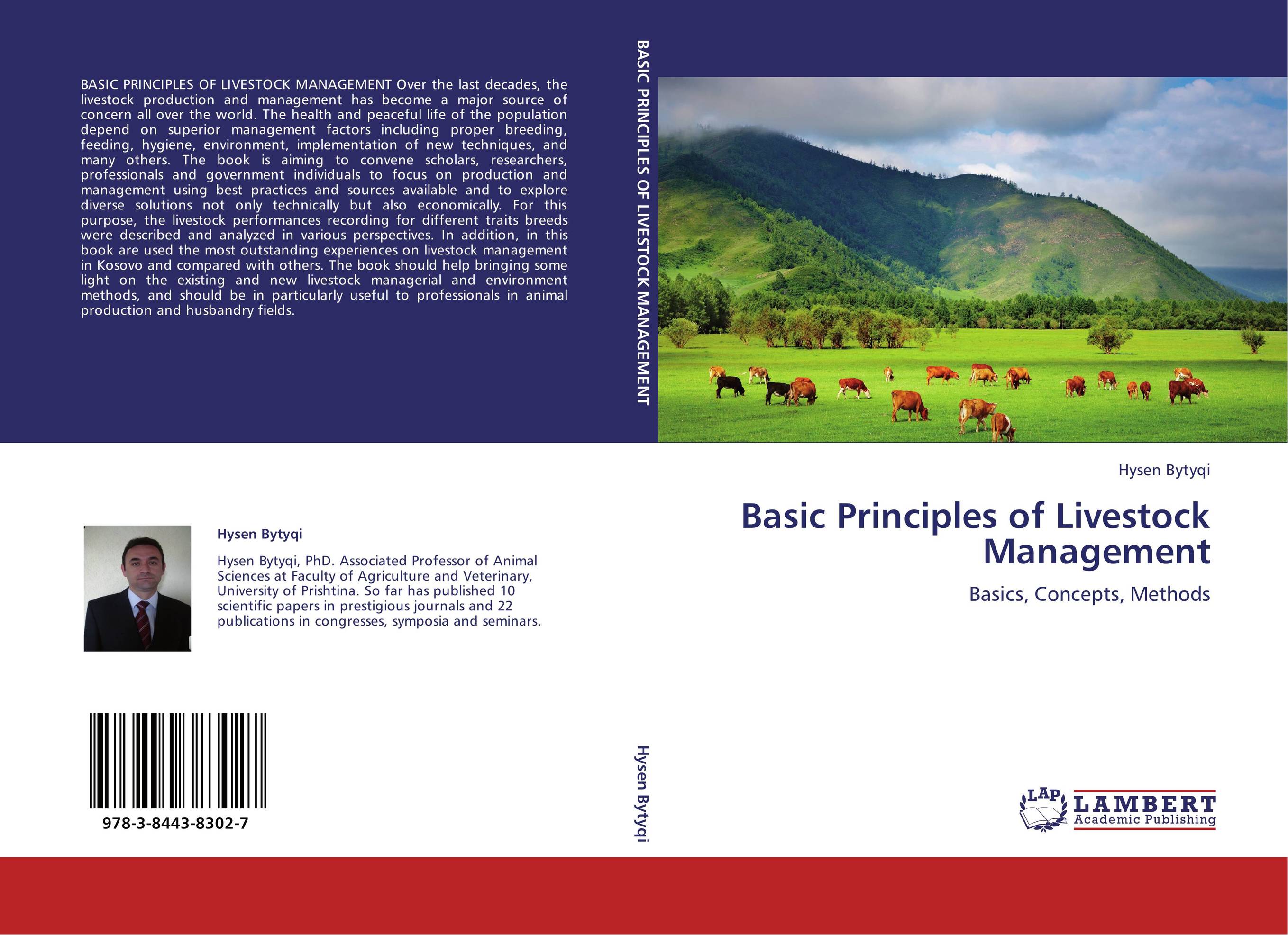 Basic Principles of Livestock Management. Basics, Concepts, Methods.