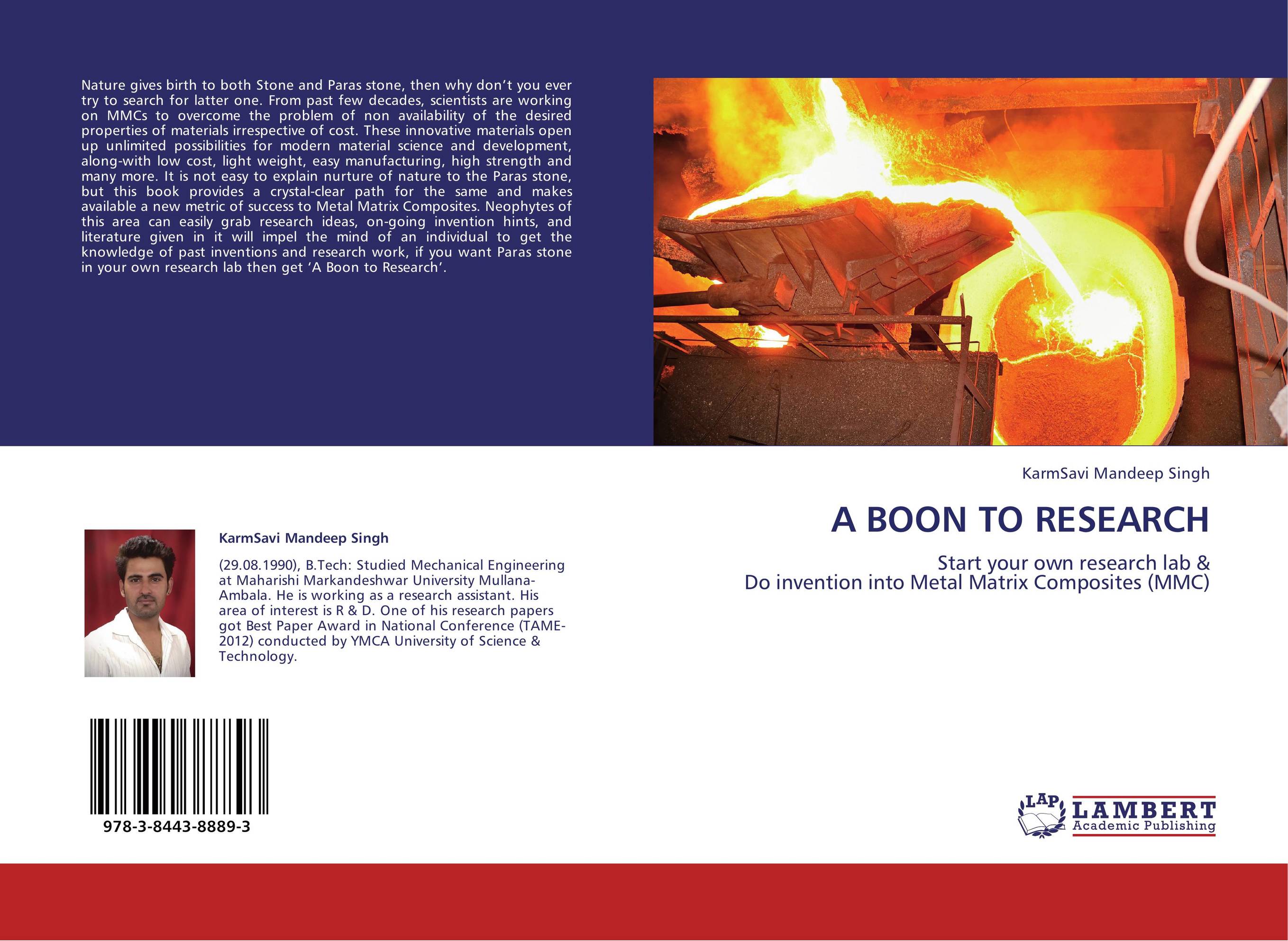 A BOON TO RESEARCH. Start your own research lab &amp;amp;  Do invention into Metal Matrix Composites (MMC).