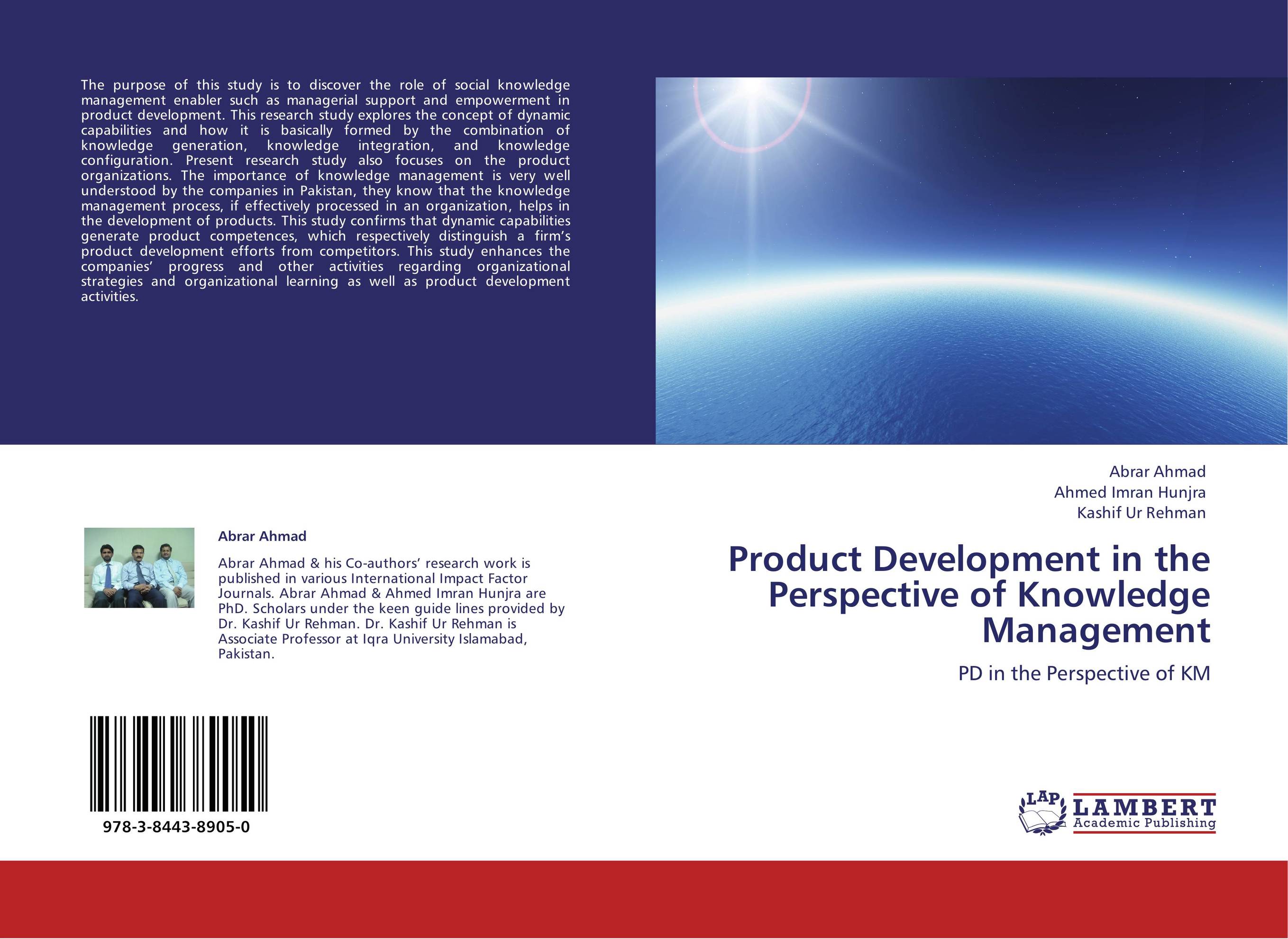 Product Development in the Perspective of Knowledge Management. PD in the Perspective of KM.