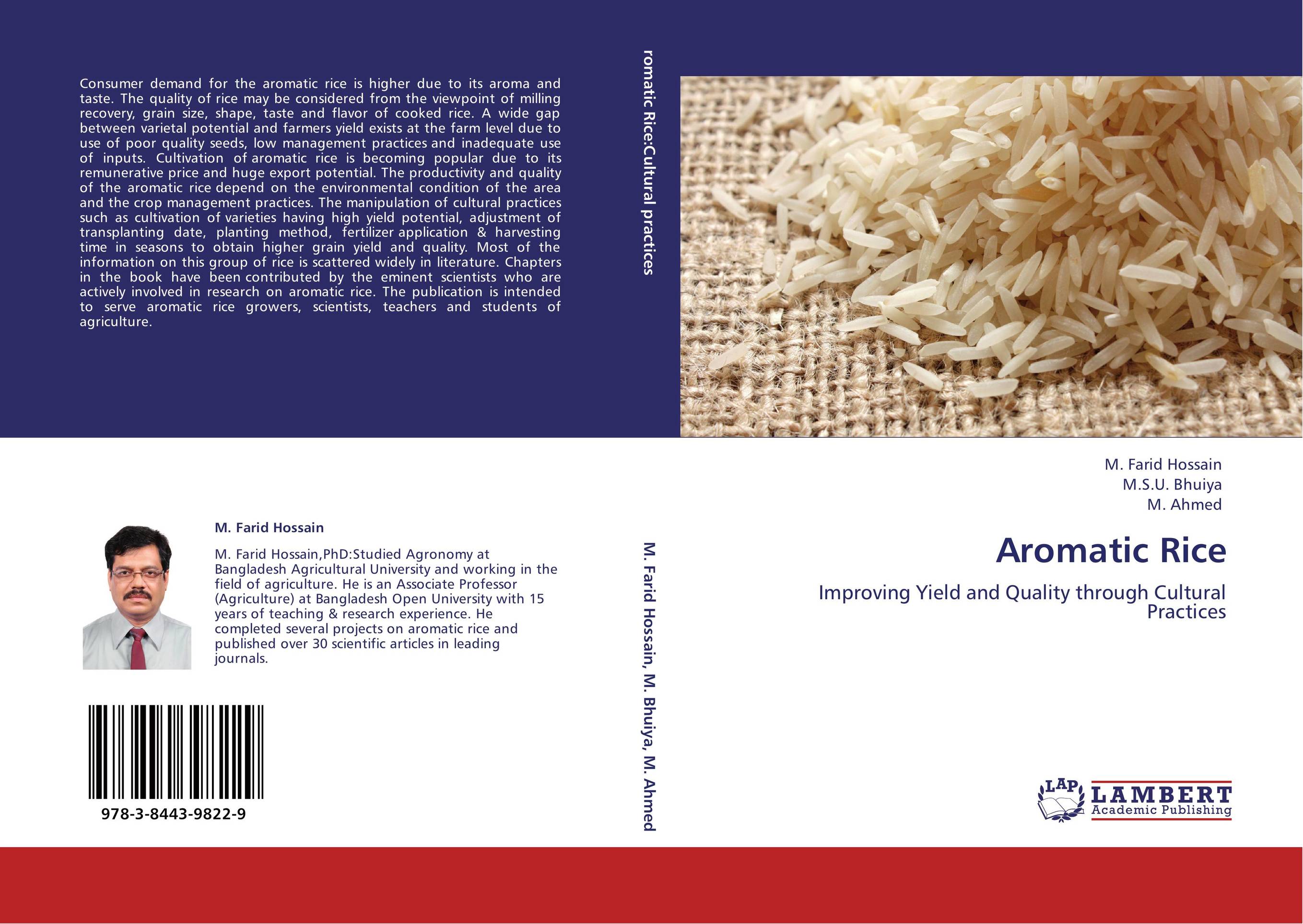 Aromatic Rice. Improving Yield and Quality through Cultural Practices.
