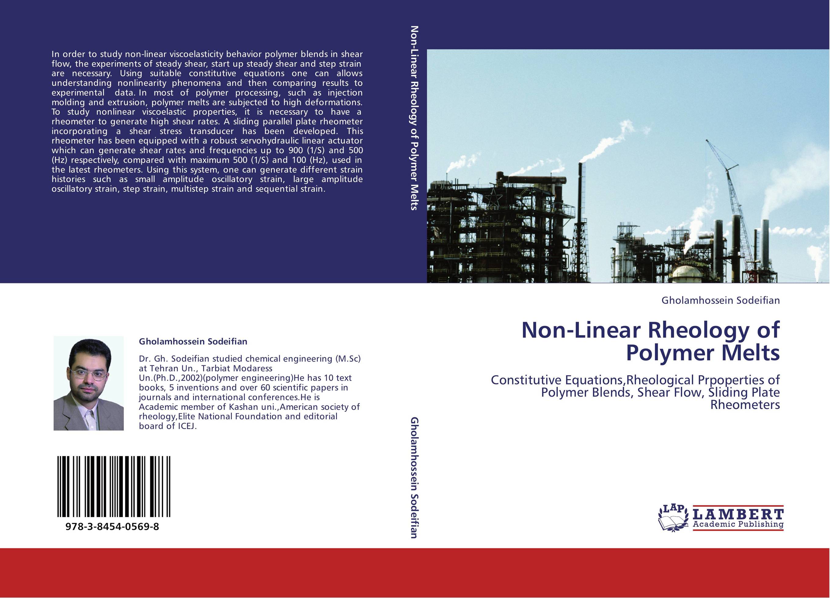 Non-Linear Rheology of Polymer Melts. Constitutive Equations,Rheological Prpoperties of Polymer Blends, Shear Flow, Sliding Plate Rheometers.