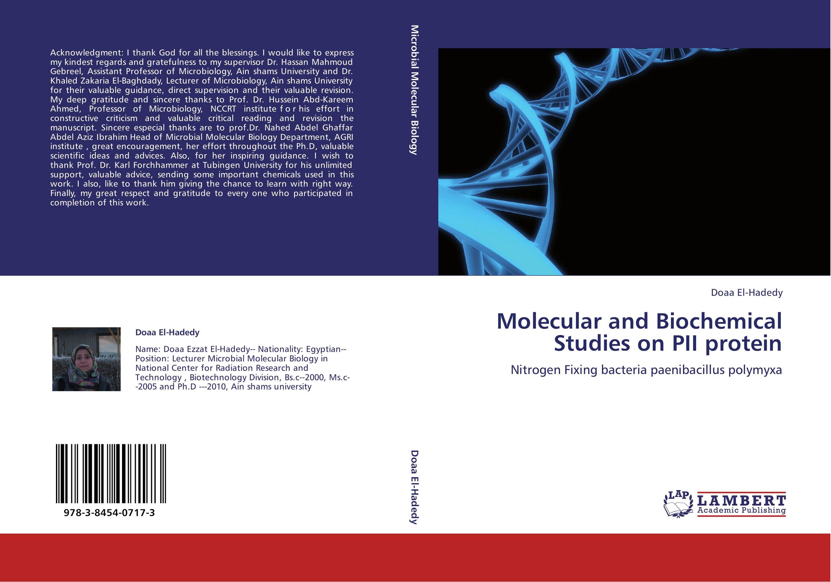 Molecular and Biochemical Studies on PII protein. Nitrogen Fixing bacteria paenibacillus polymyxa.