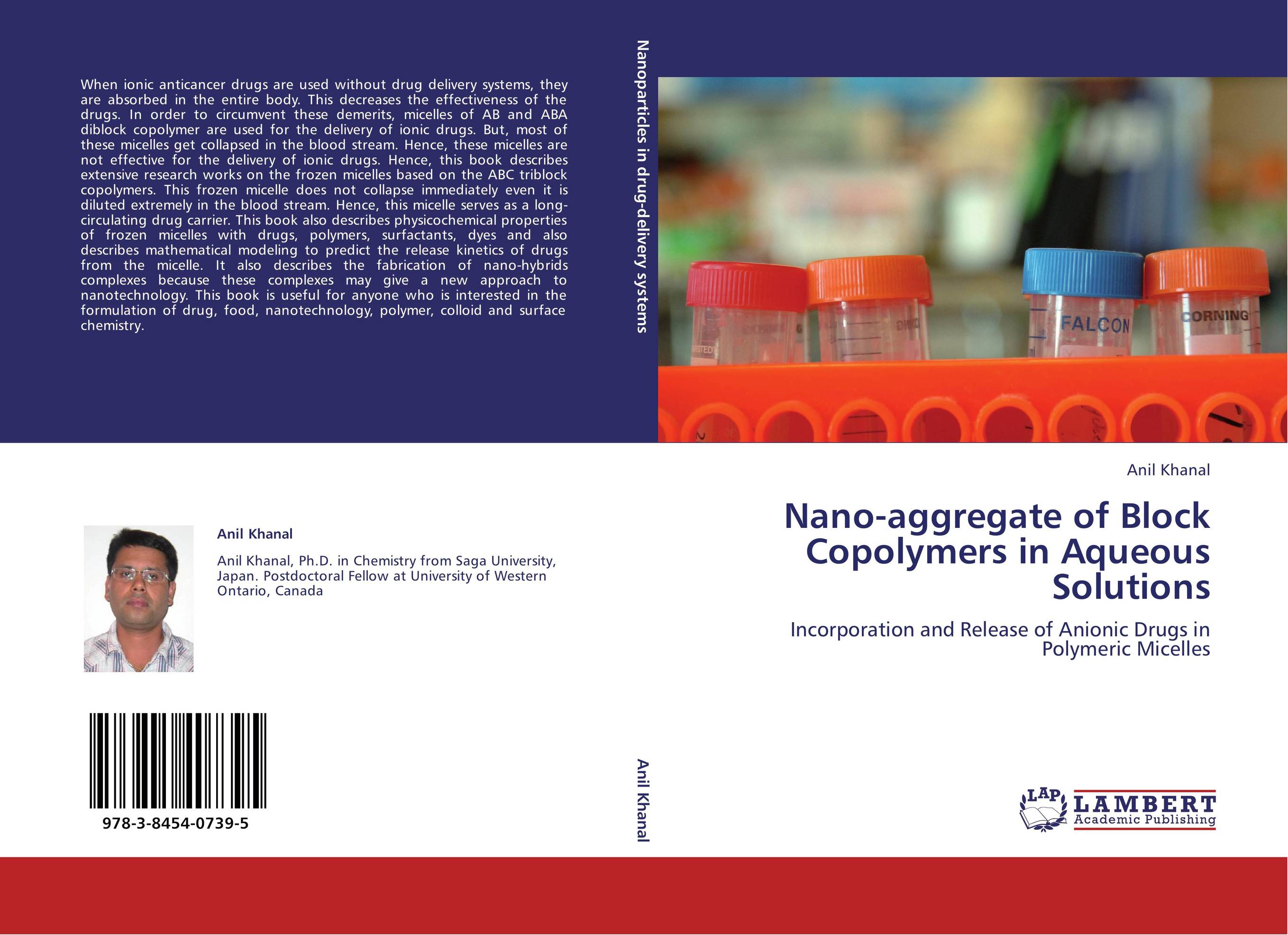 Nano-aggregate of Block Copolymers in Aqueous Solutions. Incorporation and Release of Anionic Drugs in Polymeric Micelles.