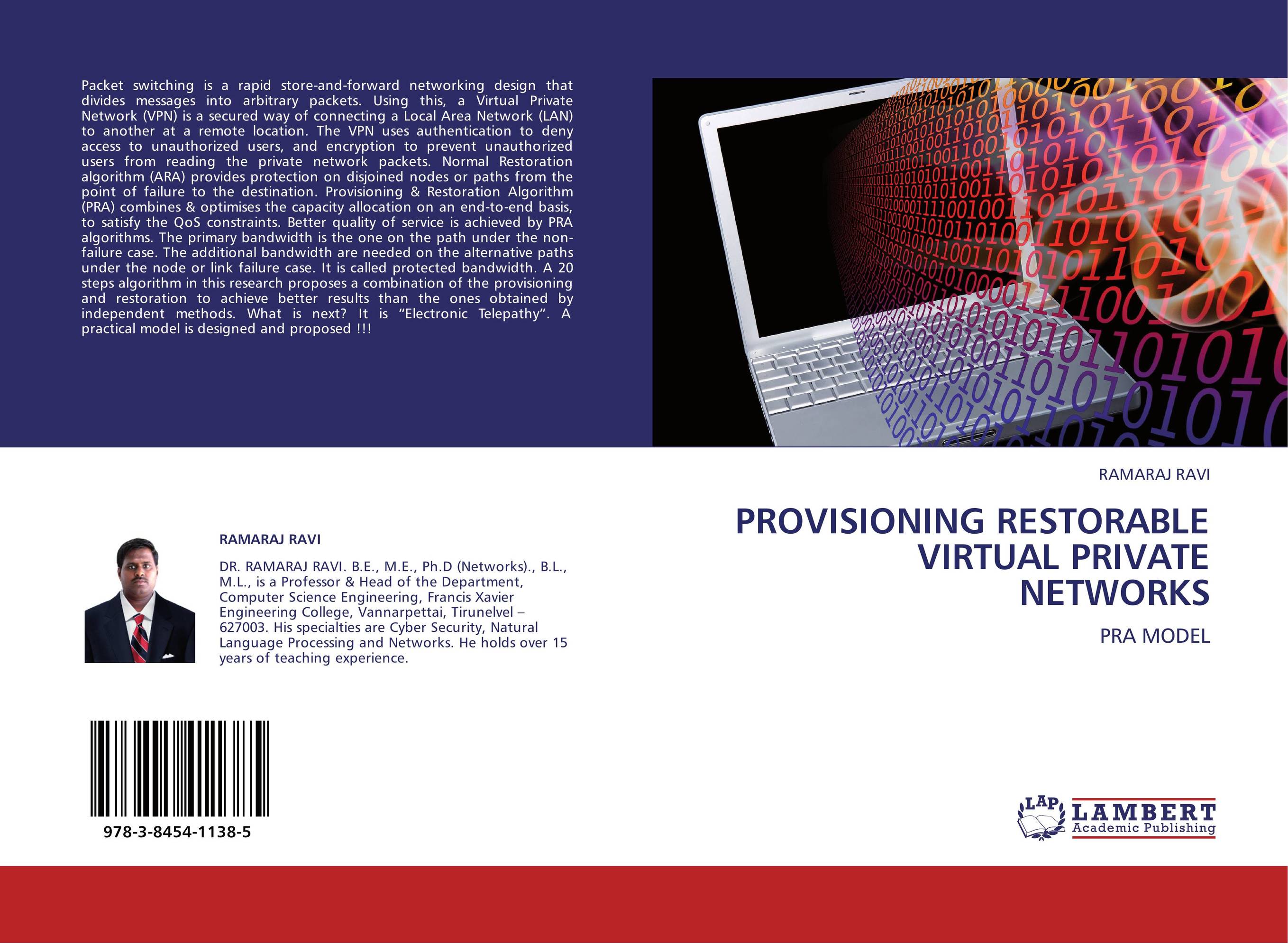 PROVISIONING RESTORABLE VIRTUAL PRIVATE NETWORKS. PRA MODEL.
