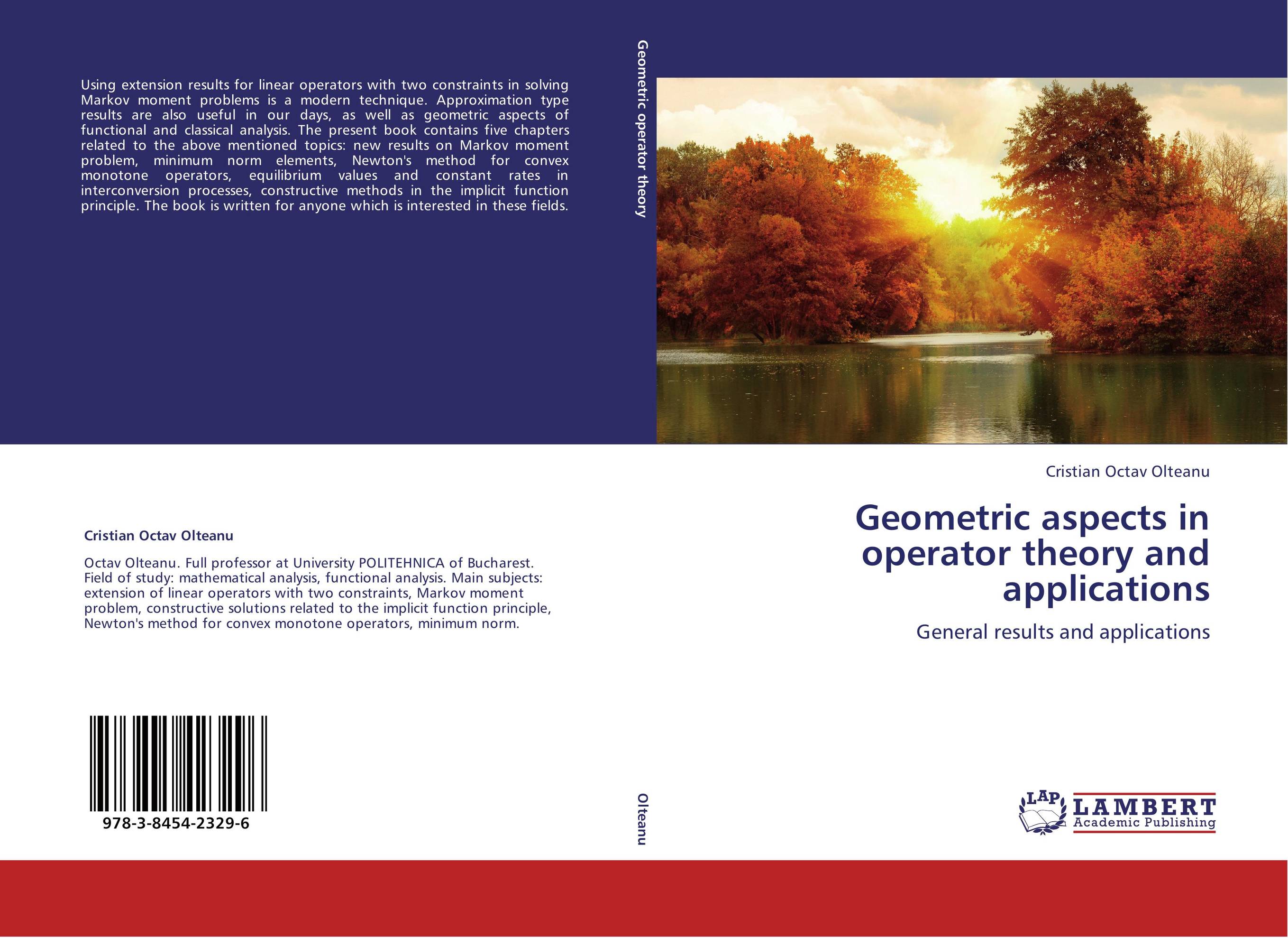 Geometric aspects in operator theory and applications. General results and applications.