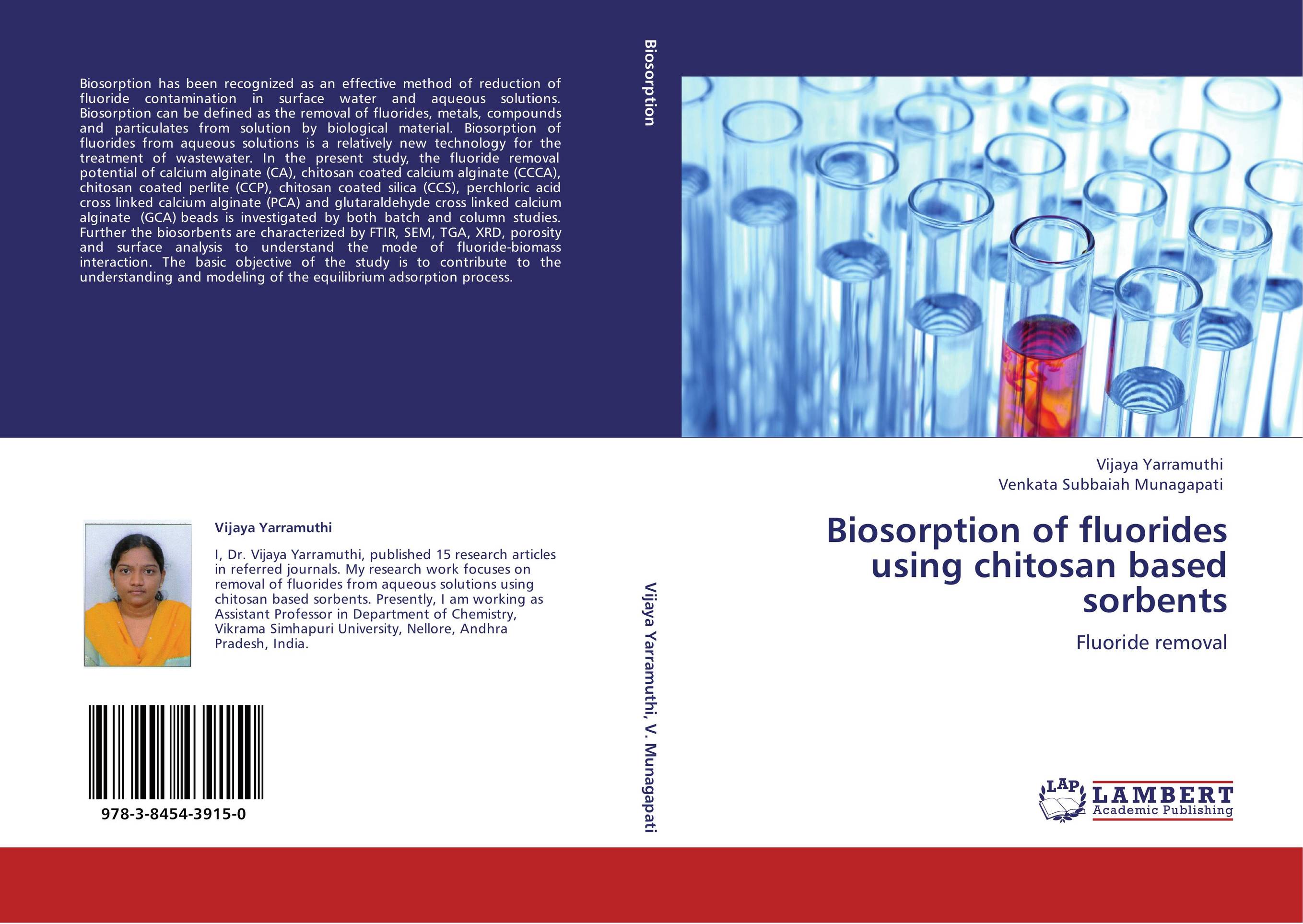 Biosorption of fluorides using chitosan based sorbents. Fluoride removal.