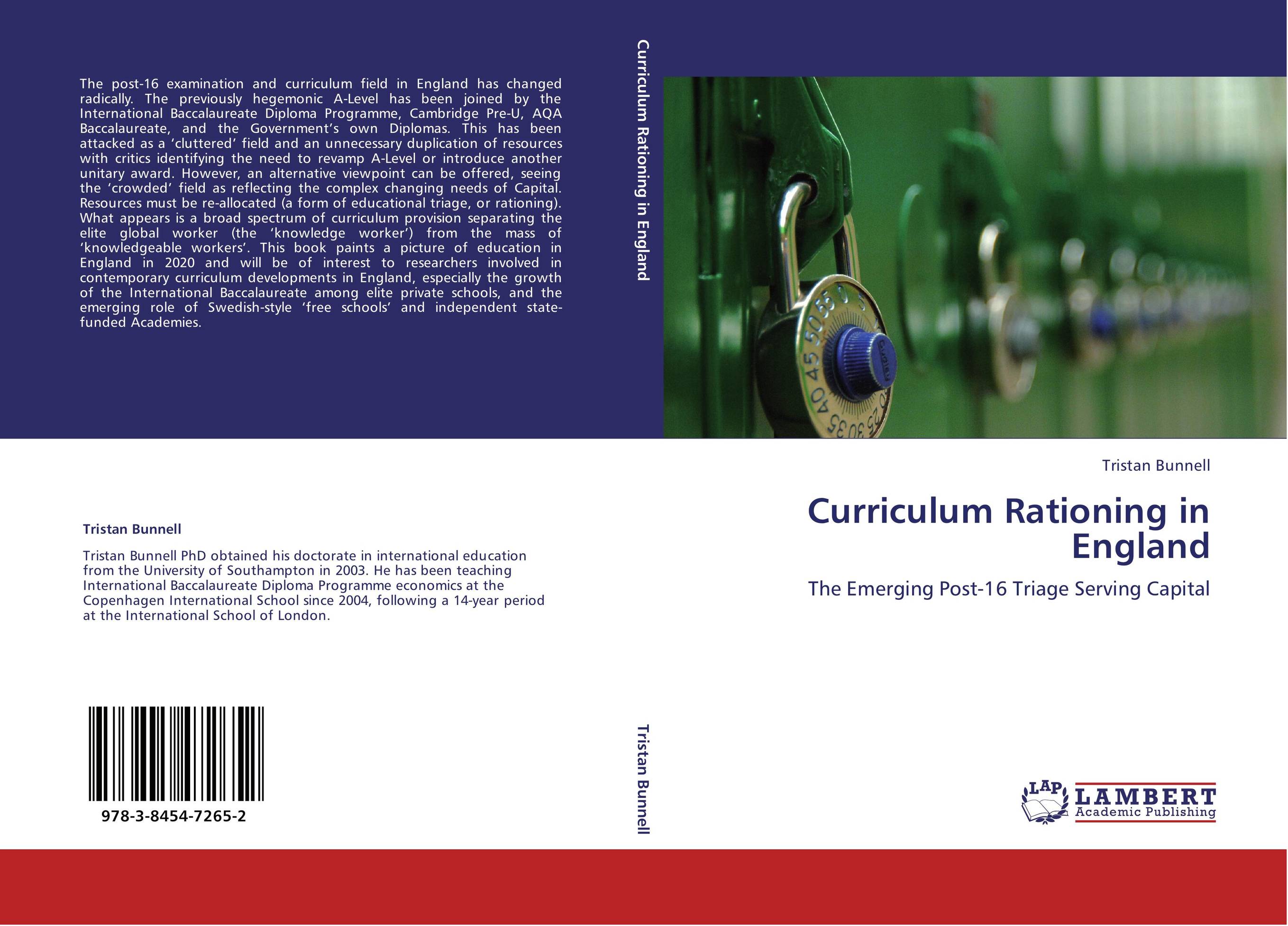 Curriculum Rationing in England. The Emerging Post-16 Triage Serving Capital.