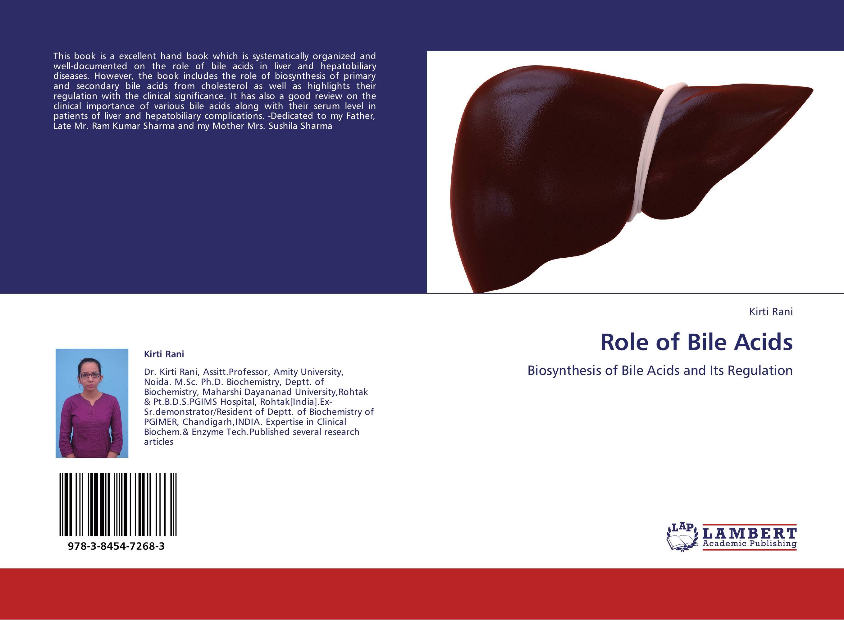 Role of Bile Acids. Biosynthesis of Bile Acids and Its Regulation.