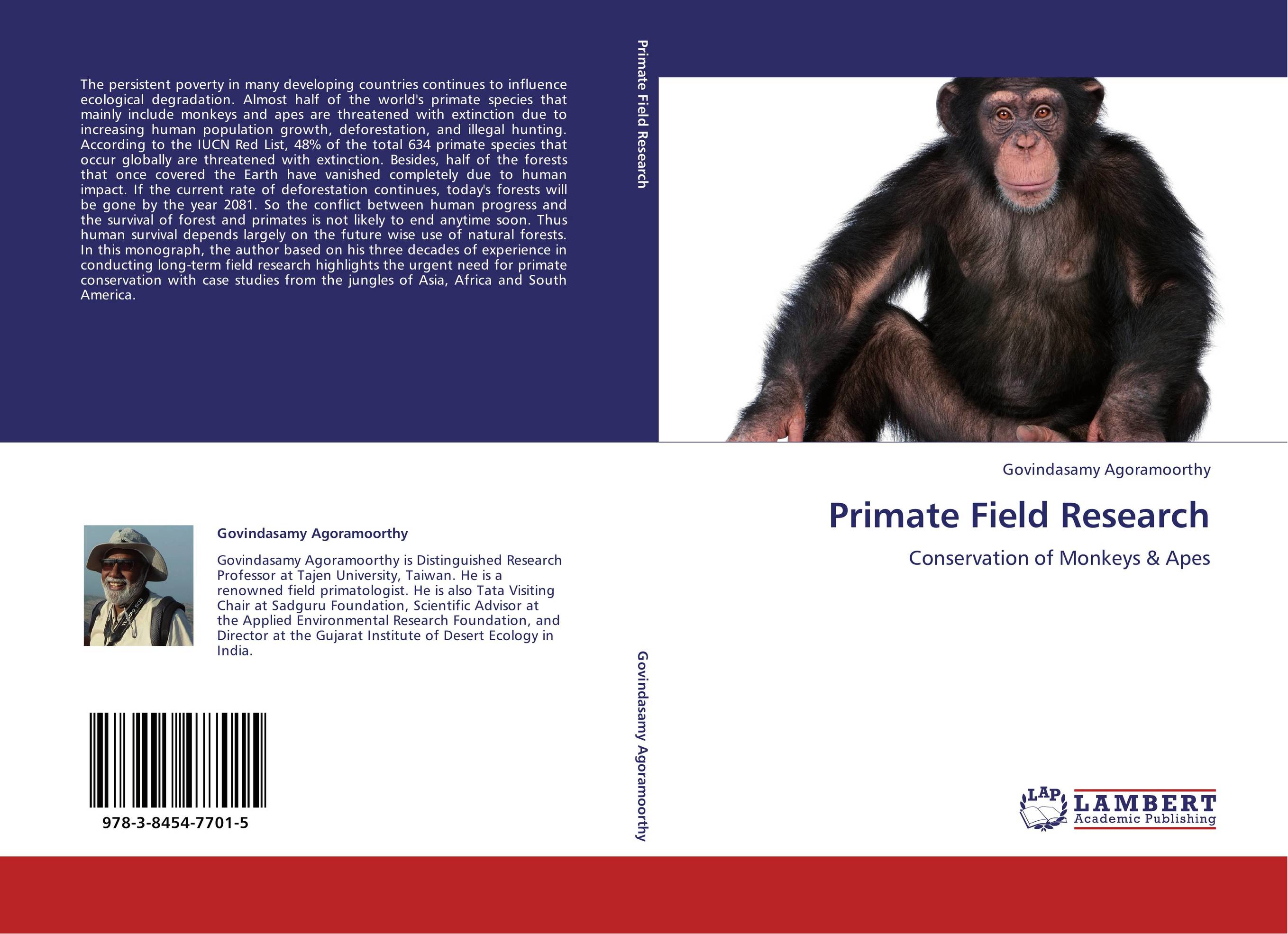 Primate Field Research. Conservation of Monkeys &amp;amp; Apes.