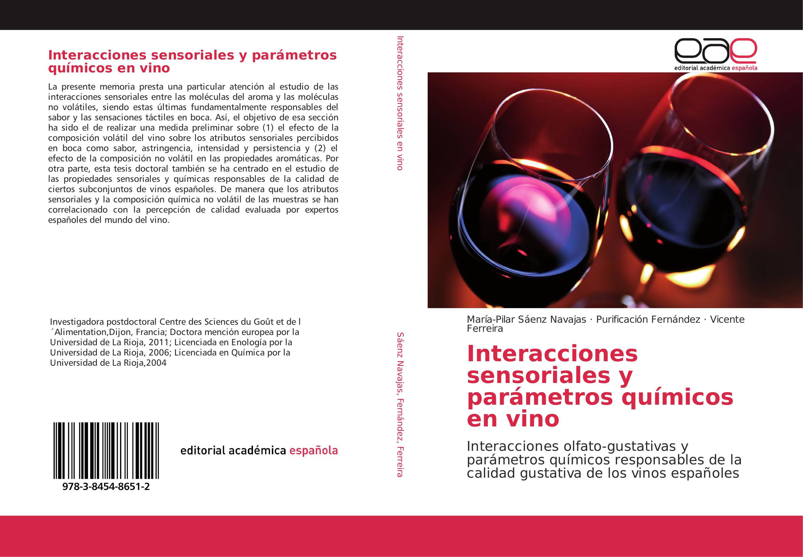 Interacciones sensoriales y parámetros químicos en vino