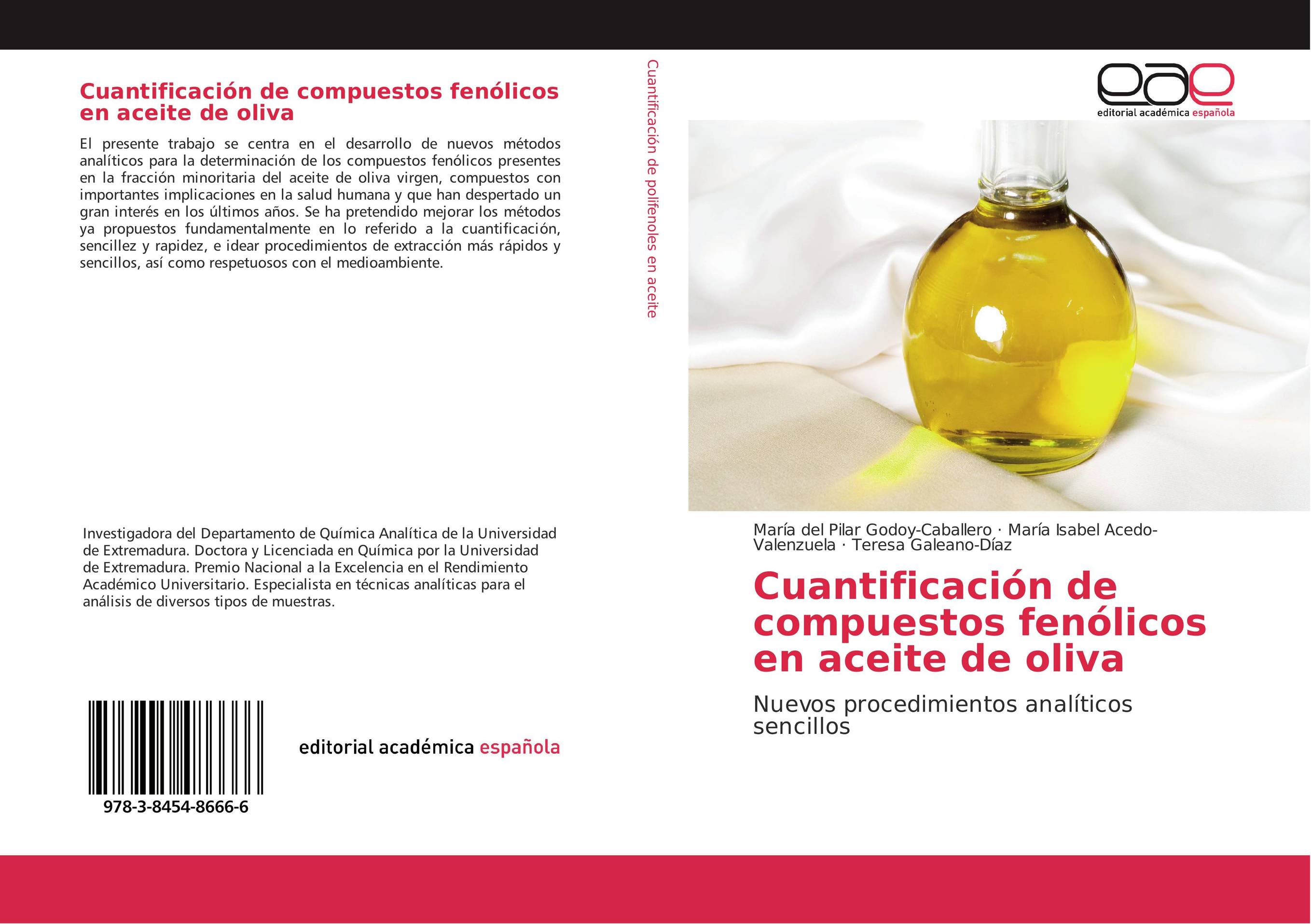 Cuantificación de compuestos fenólicos en aceite de oliva