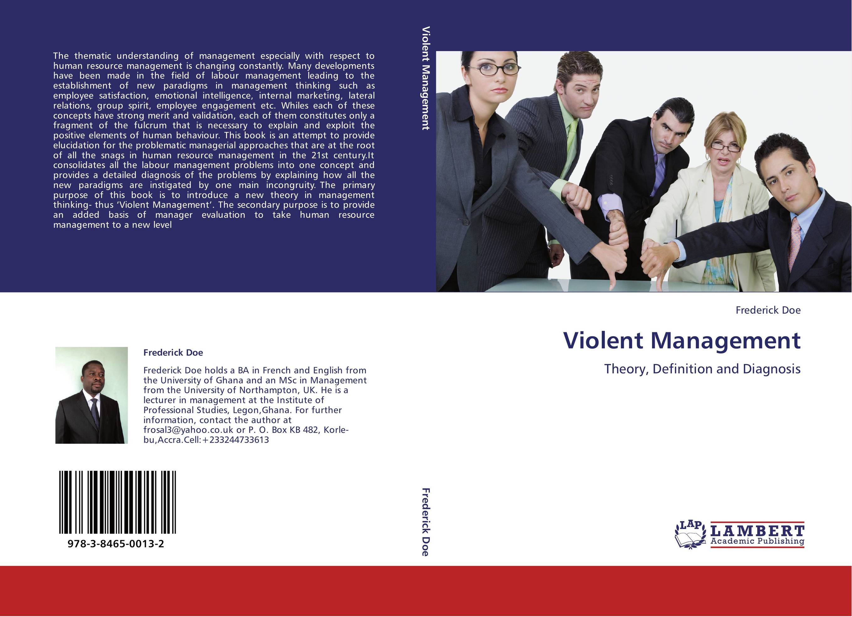 Violent Management. Theory, Definition and Diagnosis.