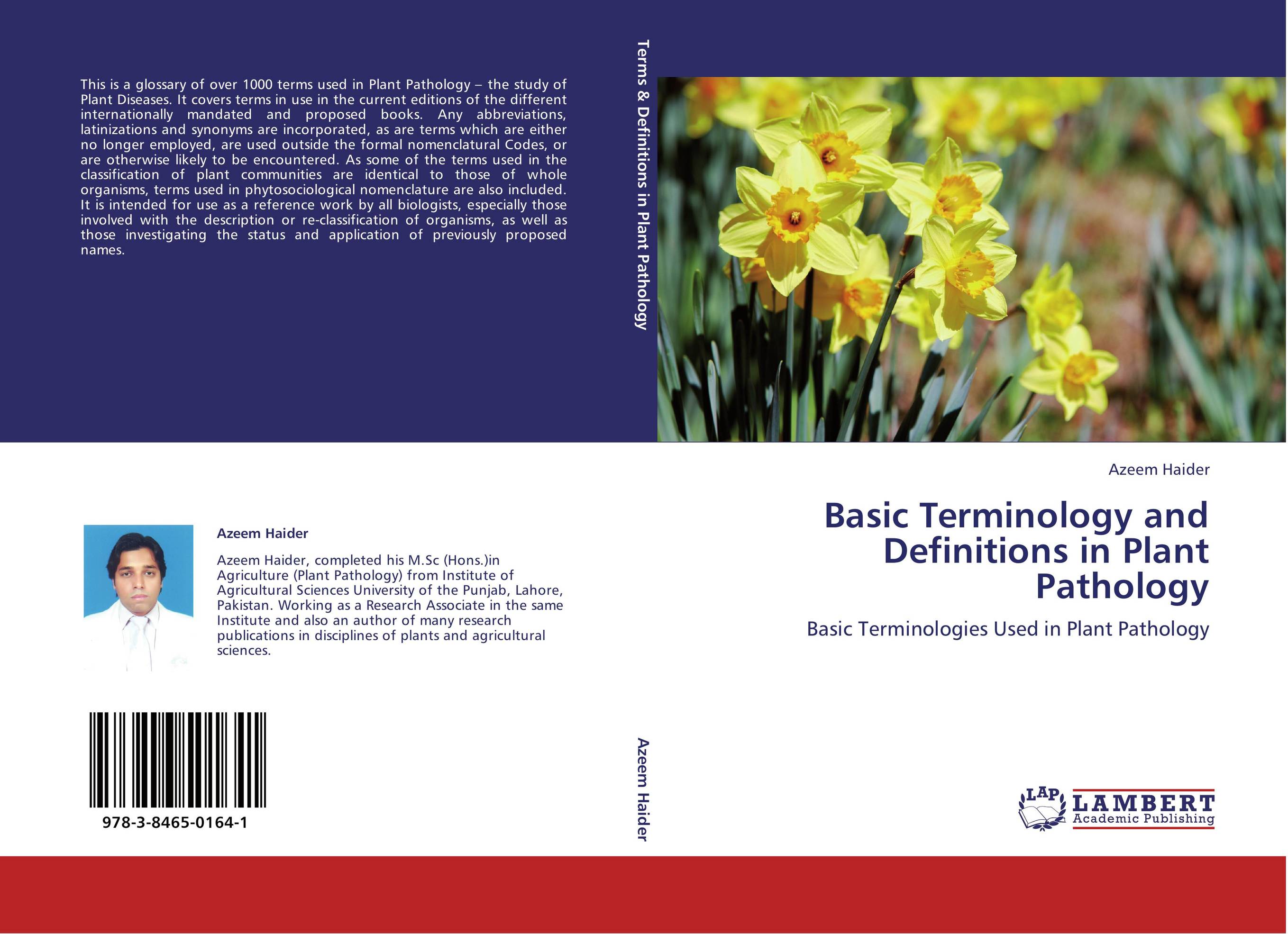 Basic Terminology and Definitions in Plant Pathology. Basic Terminologies Used in Plant Pathology.
