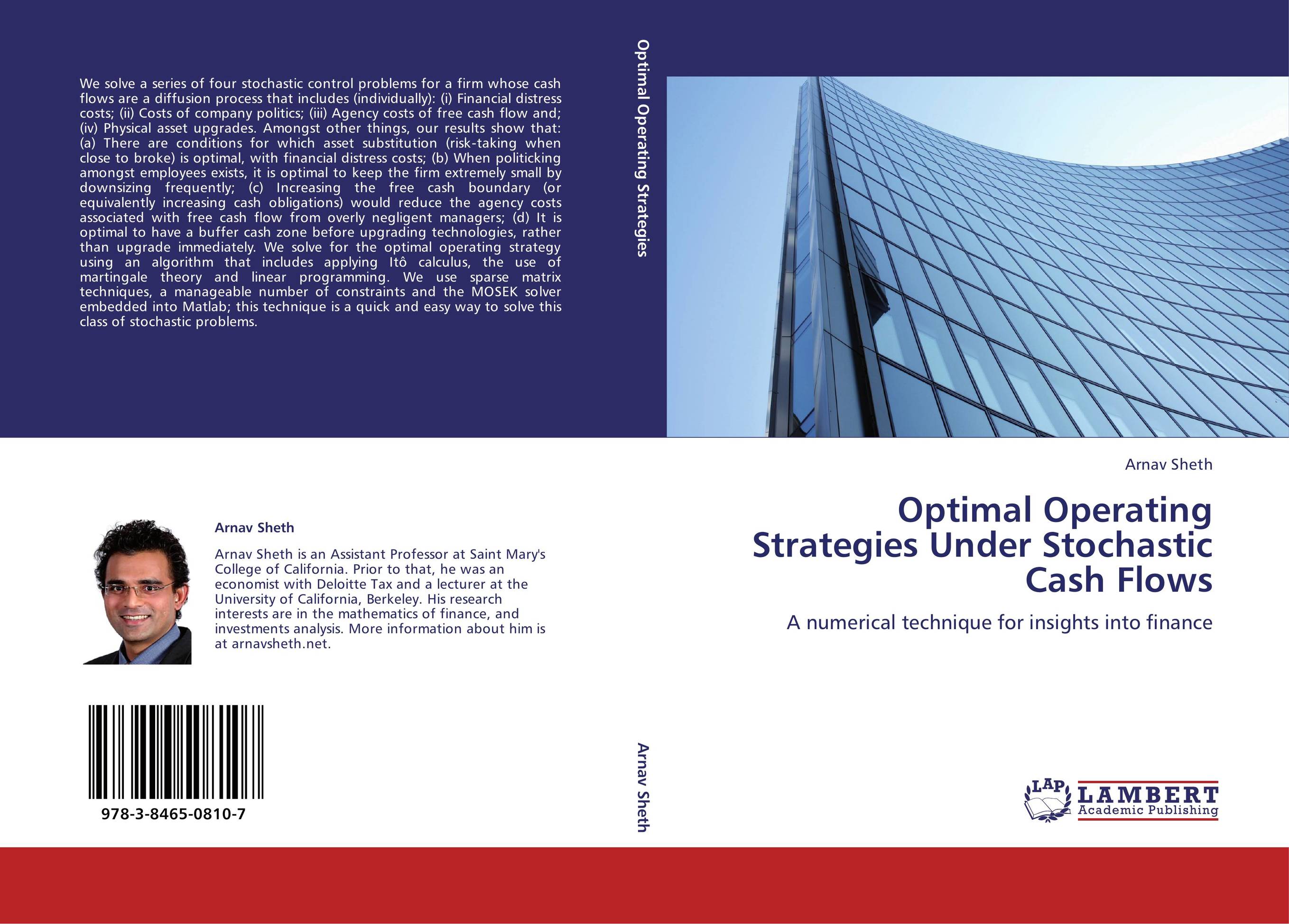 9783846508107 Optimal Operating Strategies Under Stochastic Cash Flows Arnav S 9783846508107 Optimal Operating Strategies Under Stochastic Cash Flows Arnav S