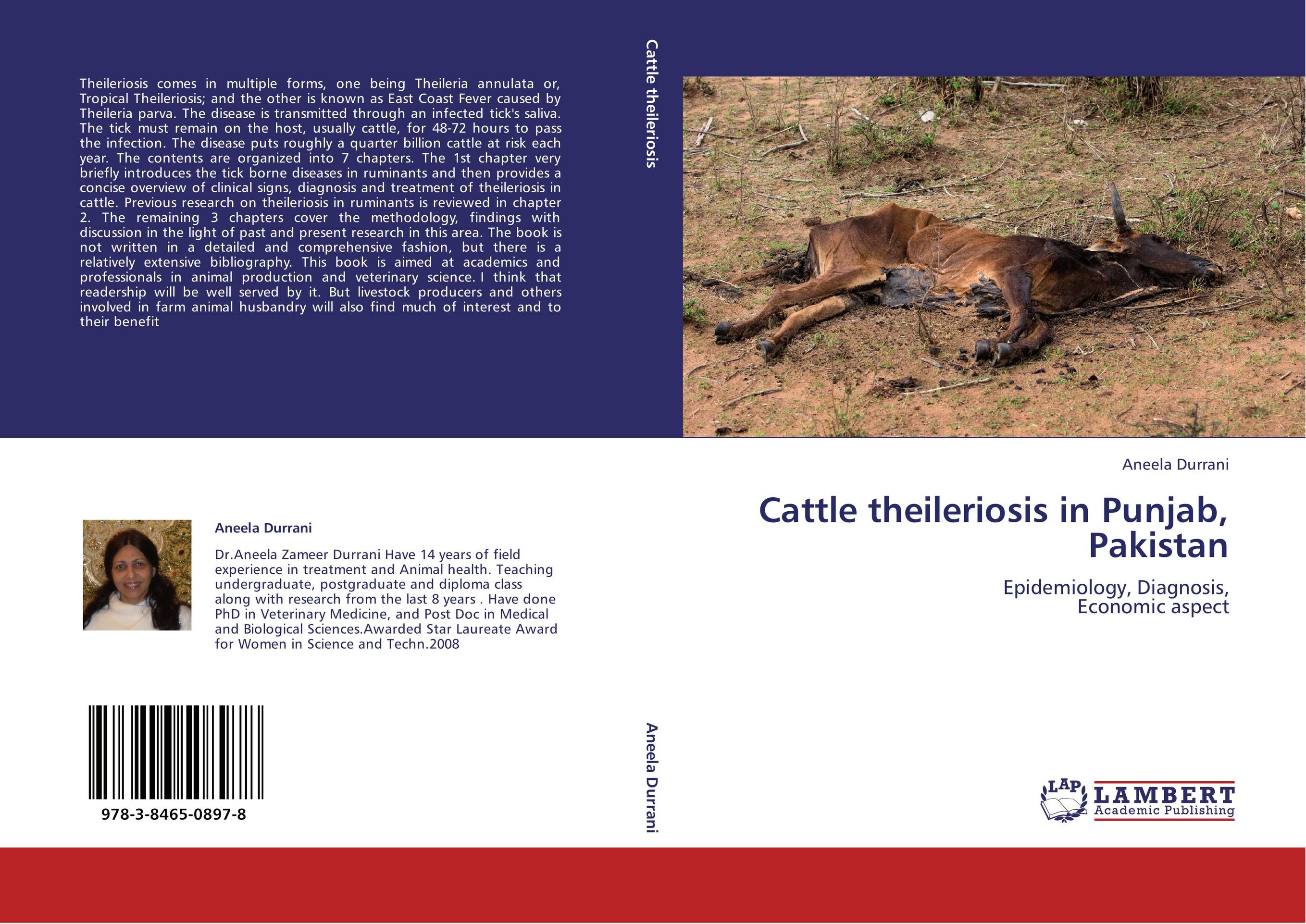 Cattle theileriosis in Punjab, Pakistan. Epidemiology, Diagnosis,  Economic aspect.